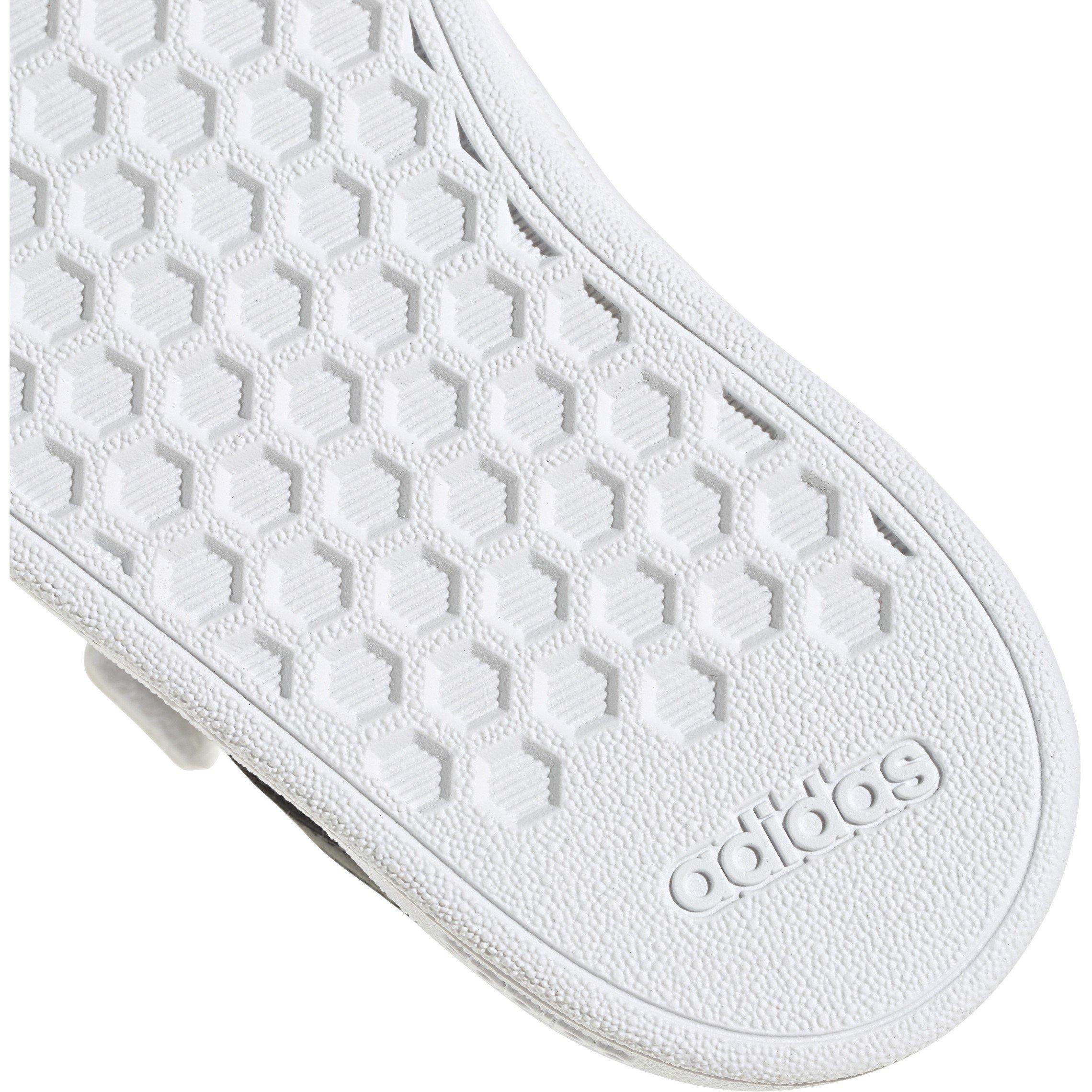 White/ Black - adidas - Grand Court Infant Boys Trainers - 8