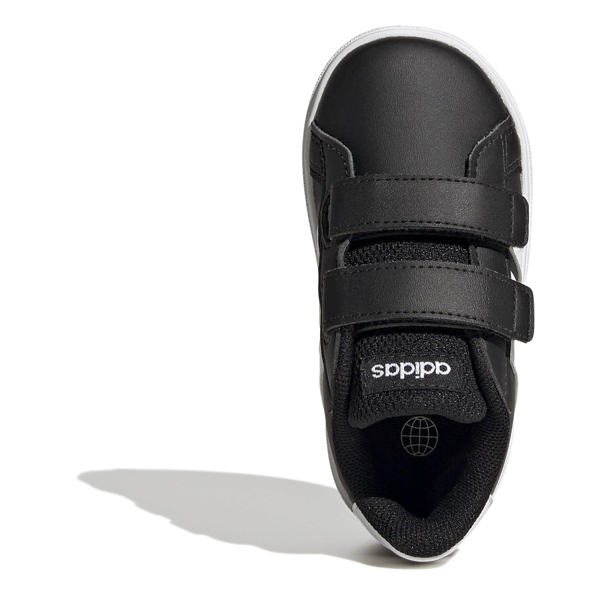 Black/ White - adidas - Grand Court Infant Boys Trainers - 5