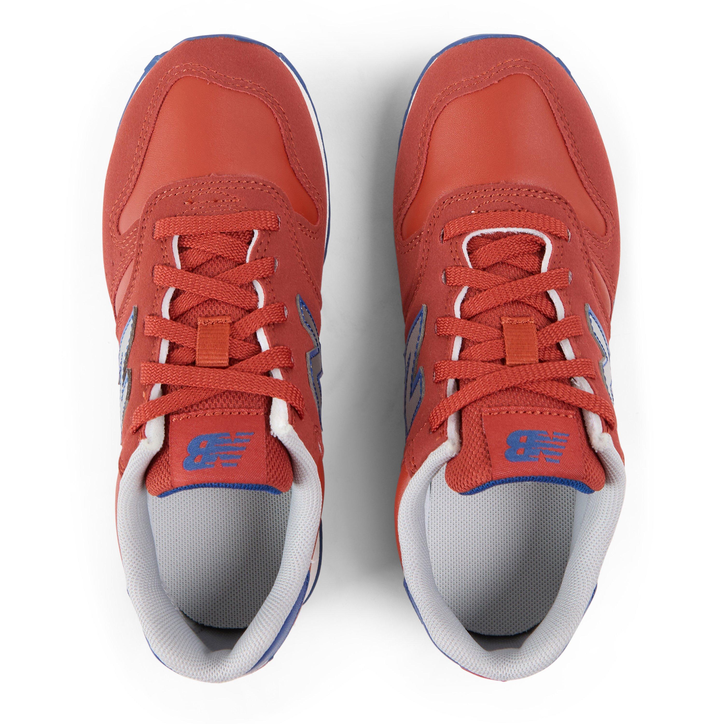 Cigla Crvena - New Balance - Kids' 373 Lace Low-Top Trainers - 4
