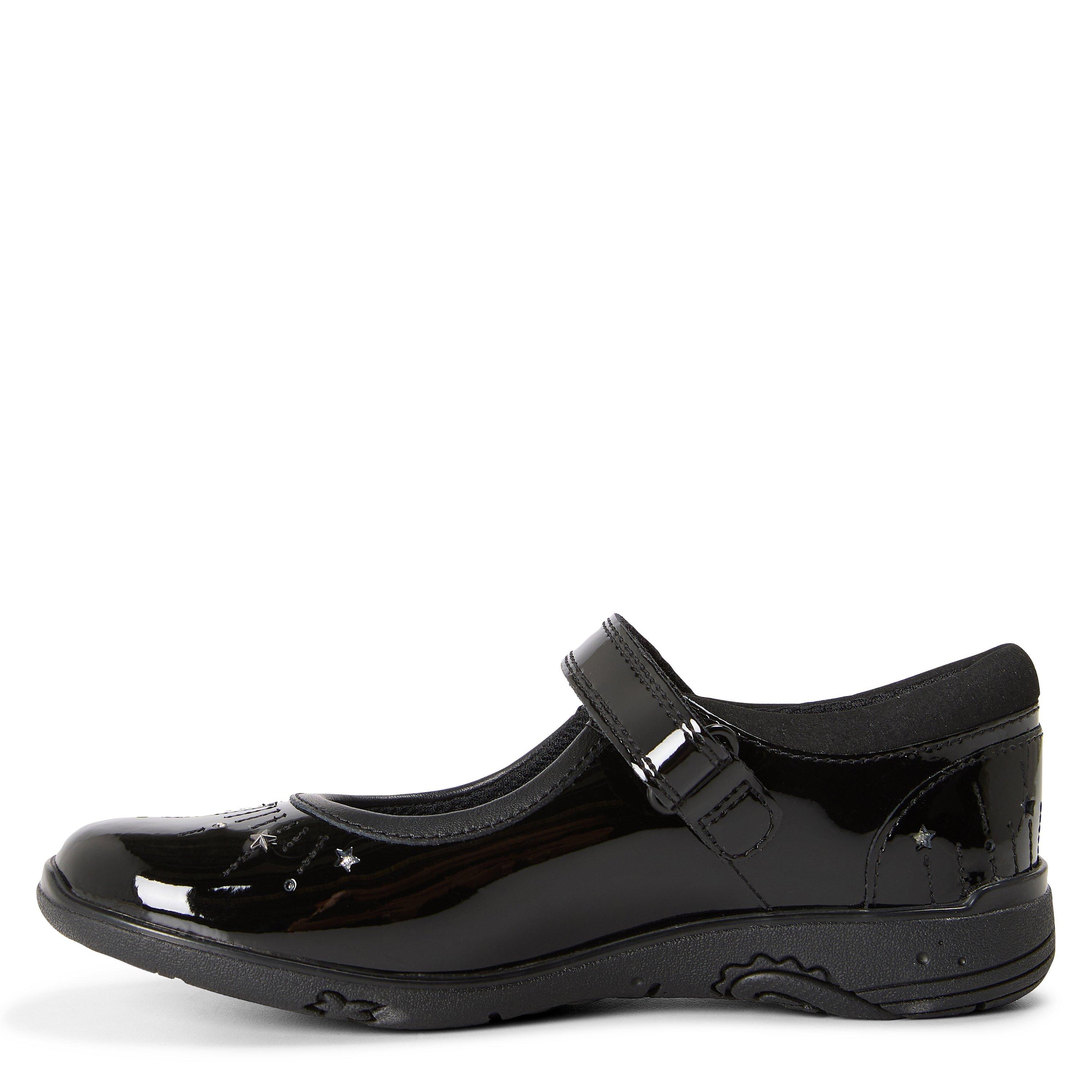 Noir - Clarks - Kids' Relda Wish K Leather Ballet Pumps - 2