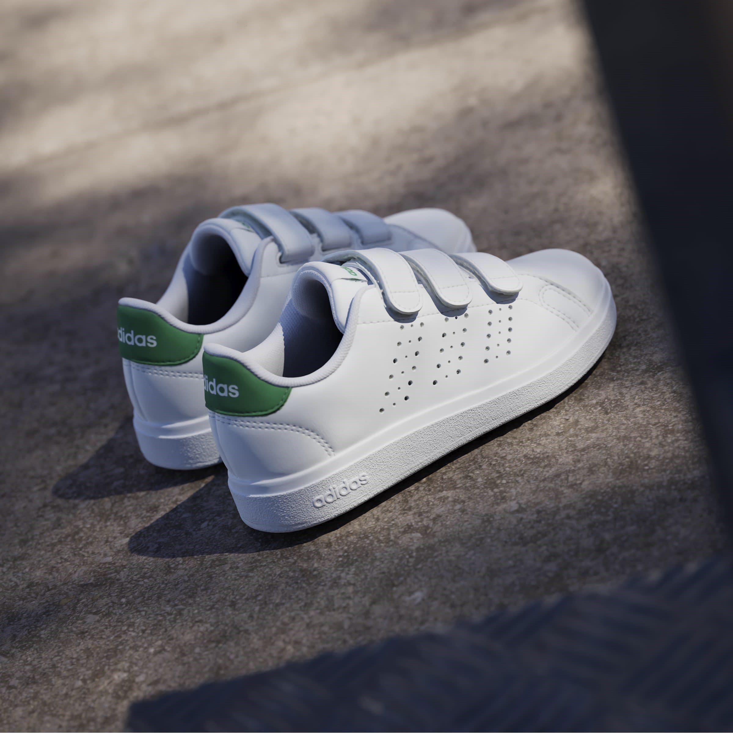 Wit/Groen - adidas - Advantage Base 2.0 Shoes Boys - 13