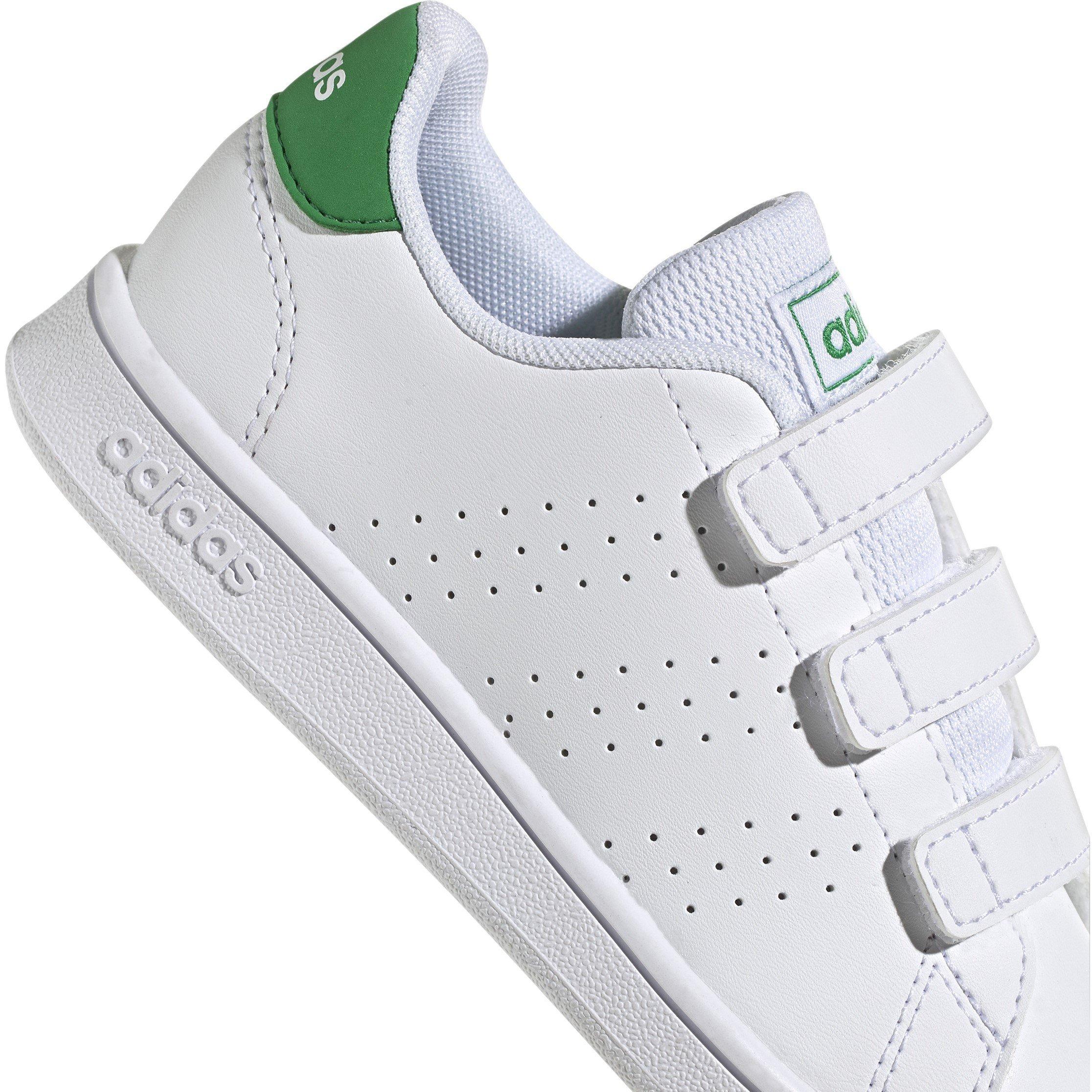 Wit/Groen - adidas - Advantage Base 2.0 Shoes Boys - 7