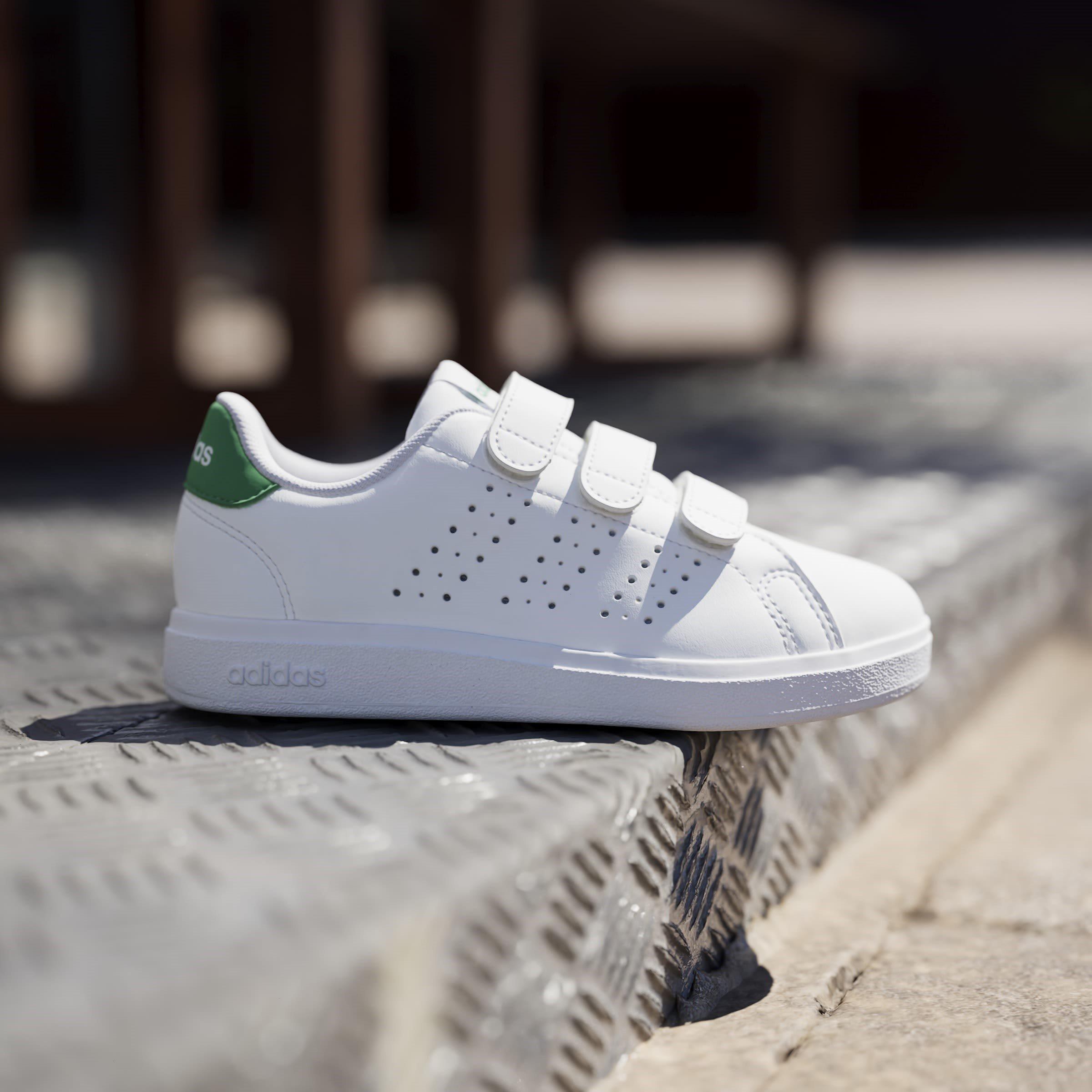 Wit/Groen - adidas - Advantage Base 2.0 Shoes Boys - 10