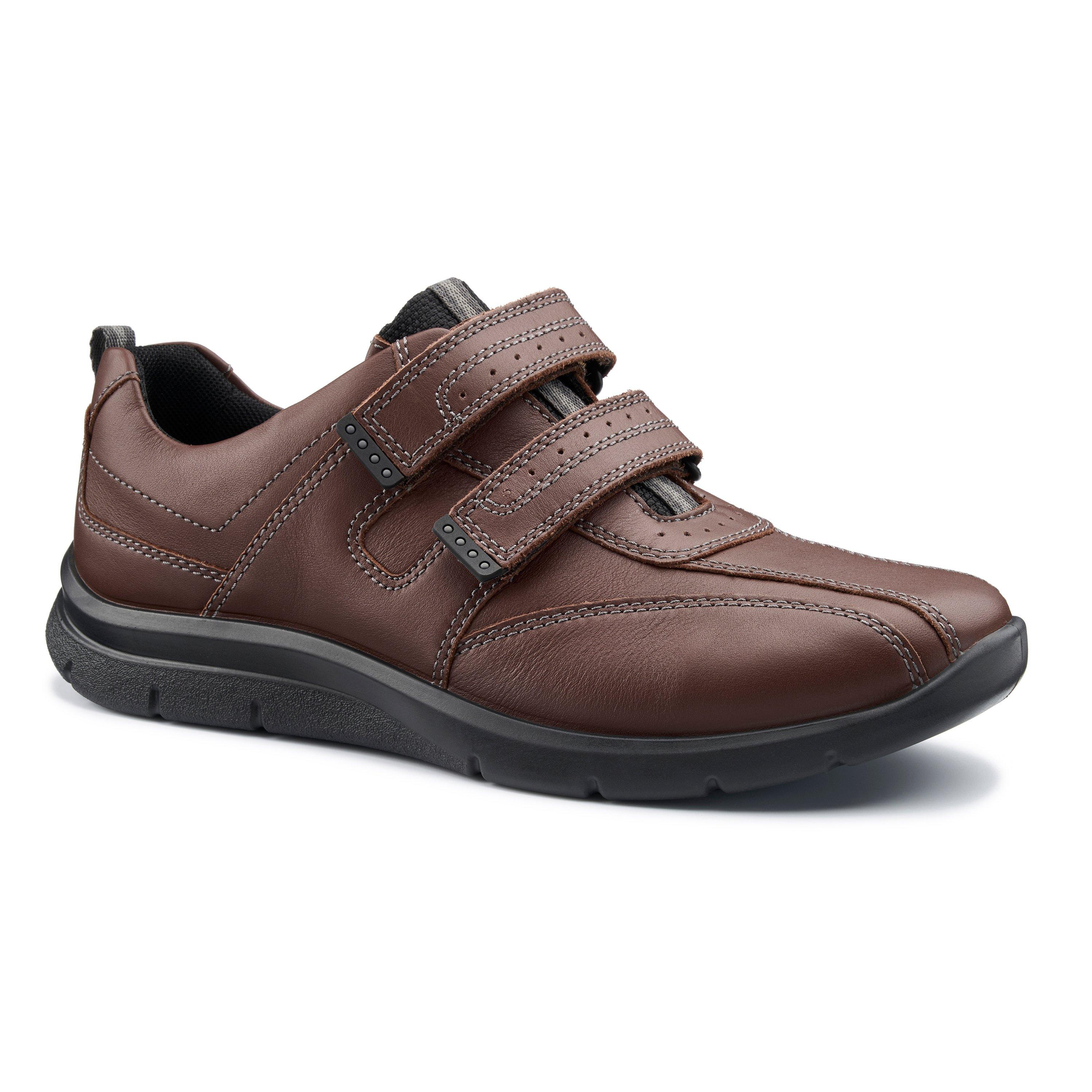 Walnut - Hotter - Energise Wide Fit Mens Shoes - 2