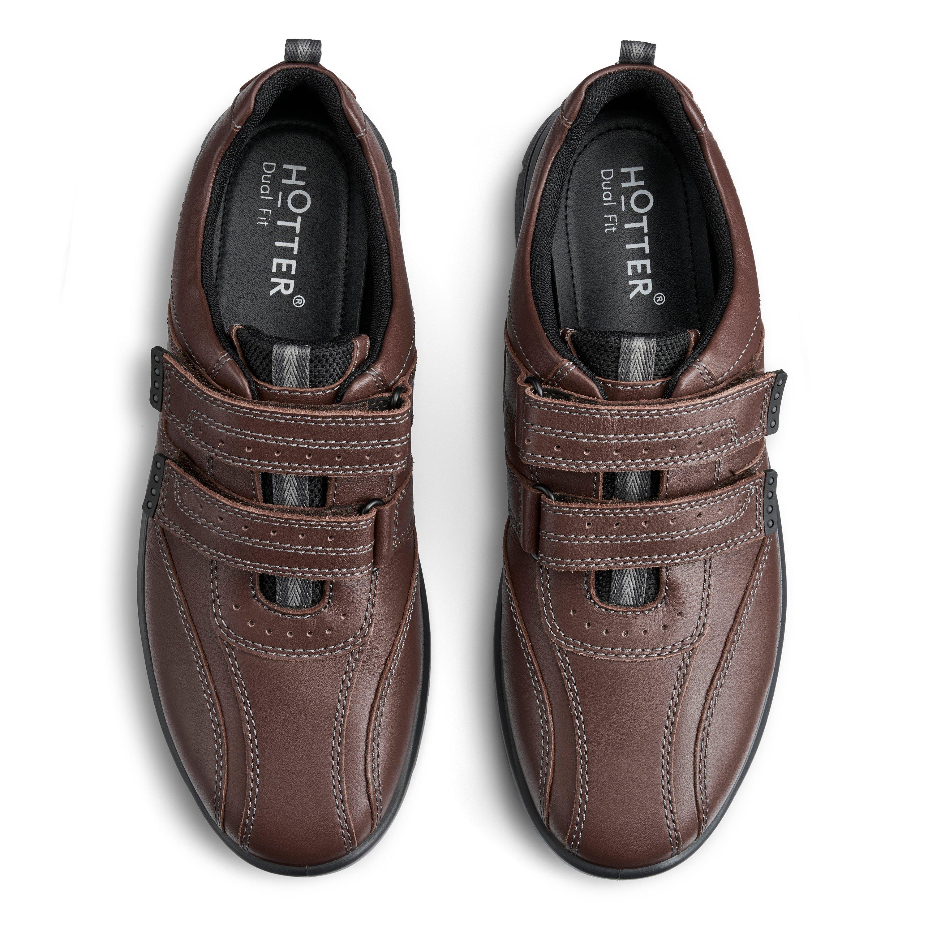 Walnut - Hotter - Energise Wide Fit Mens Shoes - 3