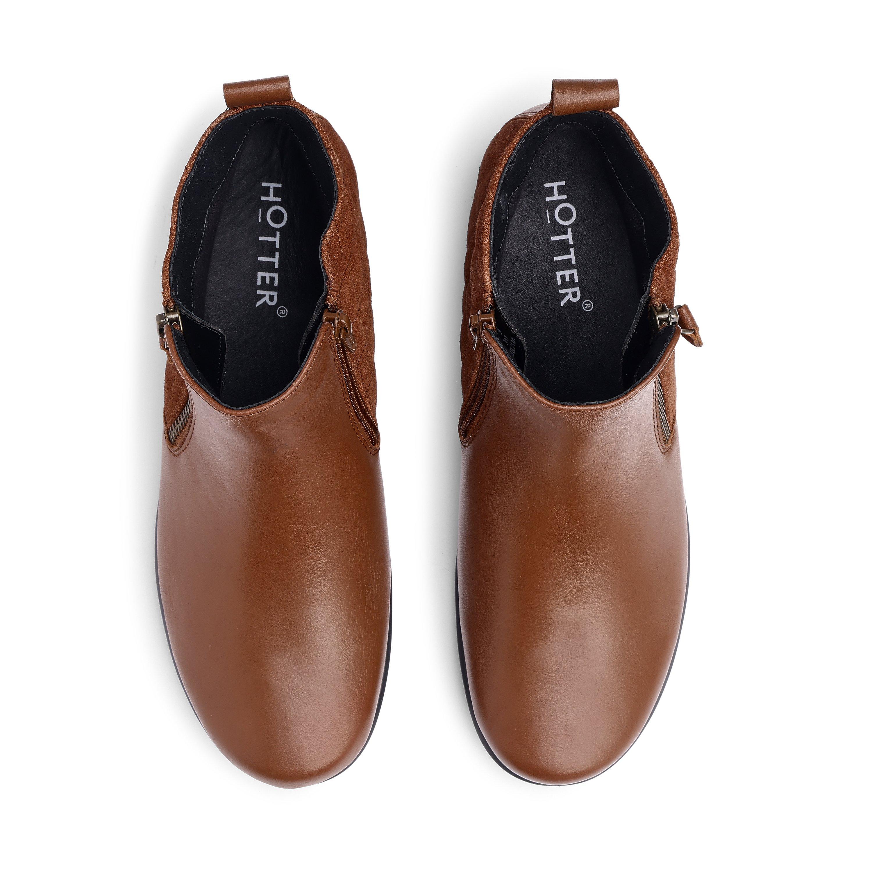 Rich Tan - Hotter - Winchester Standard Fit Ankle Boots - 3