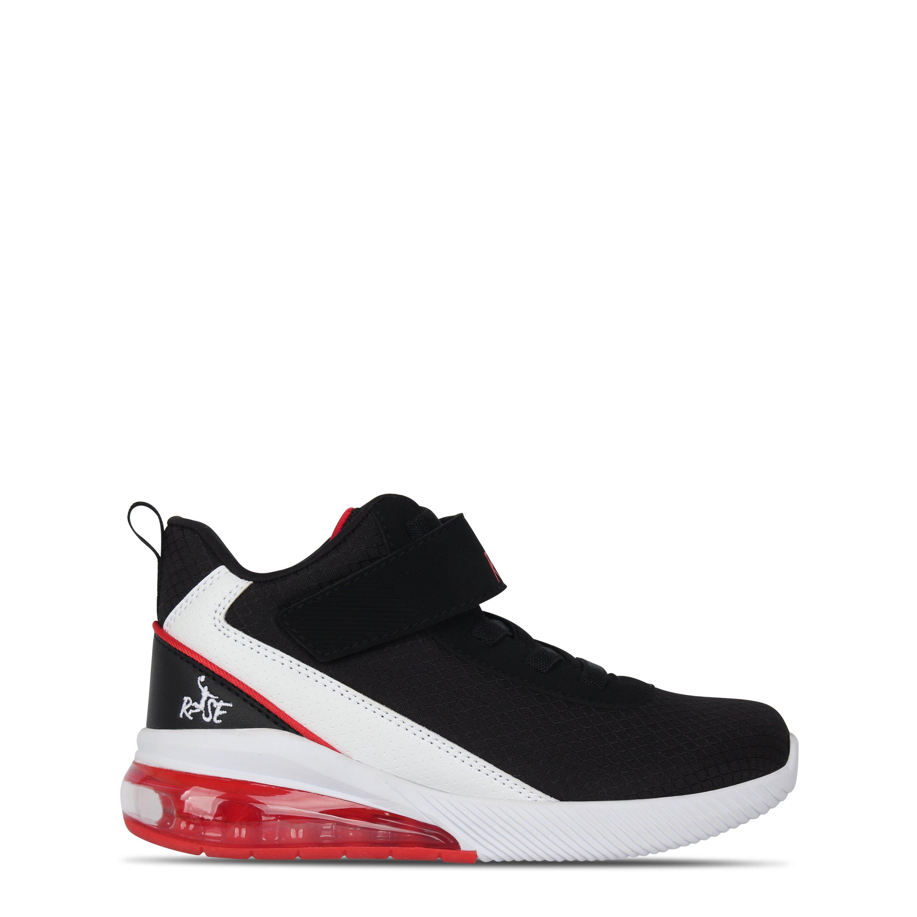 Black/White/Red - Rise - Digital Basketball Trainers Childrens - 1