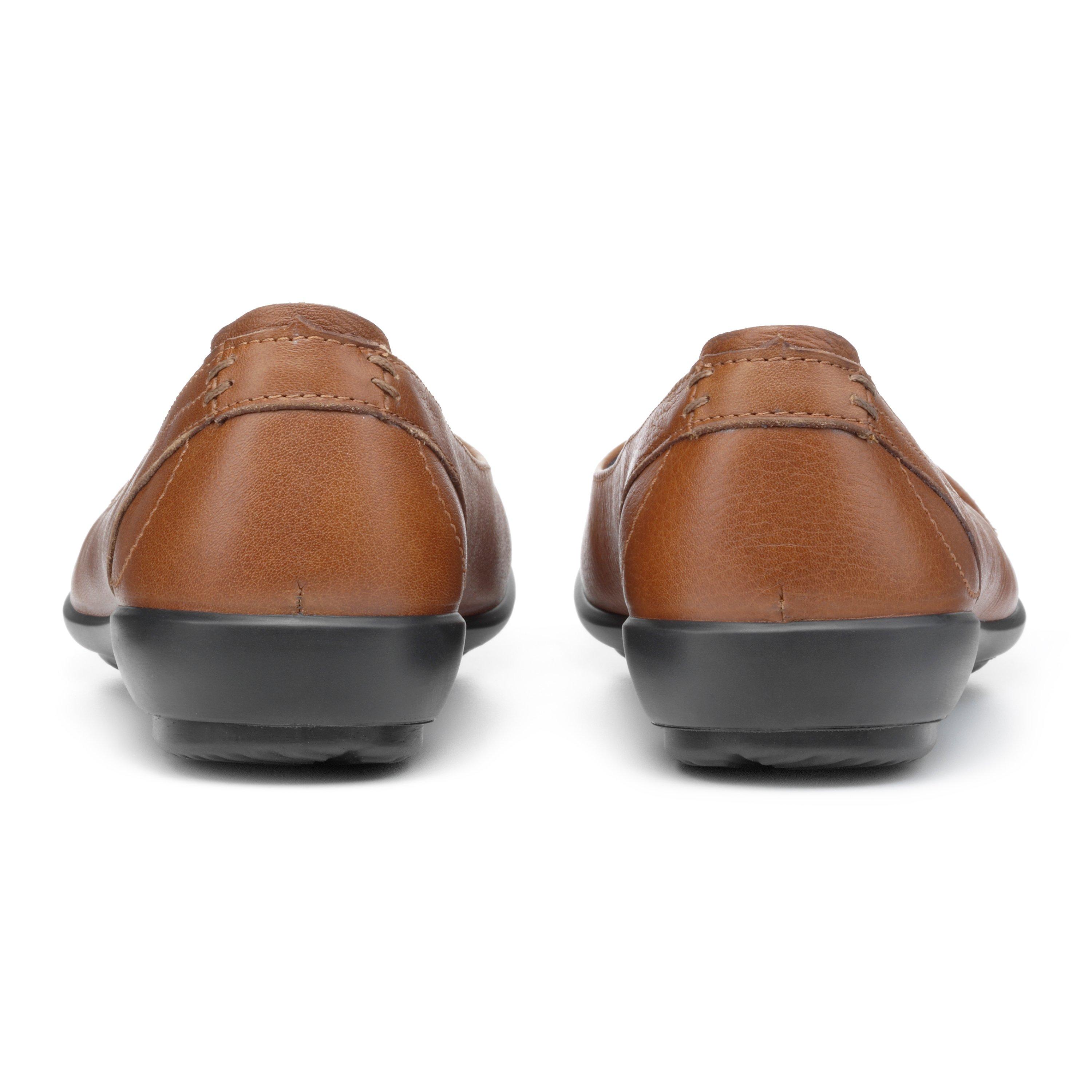 Rich Tan - Hotter - Robyn II Standard Fit Ballerina Pumps - 4