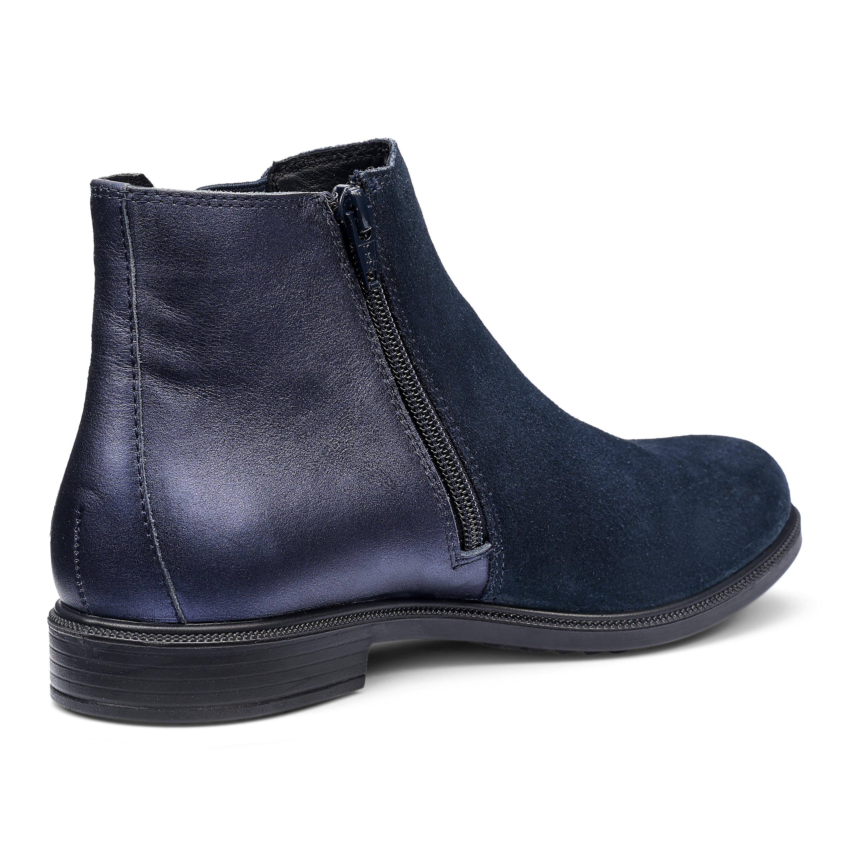 Navy-Navy Metal - Hotter - Tenby Standard Fit Chelsea Boots - 4