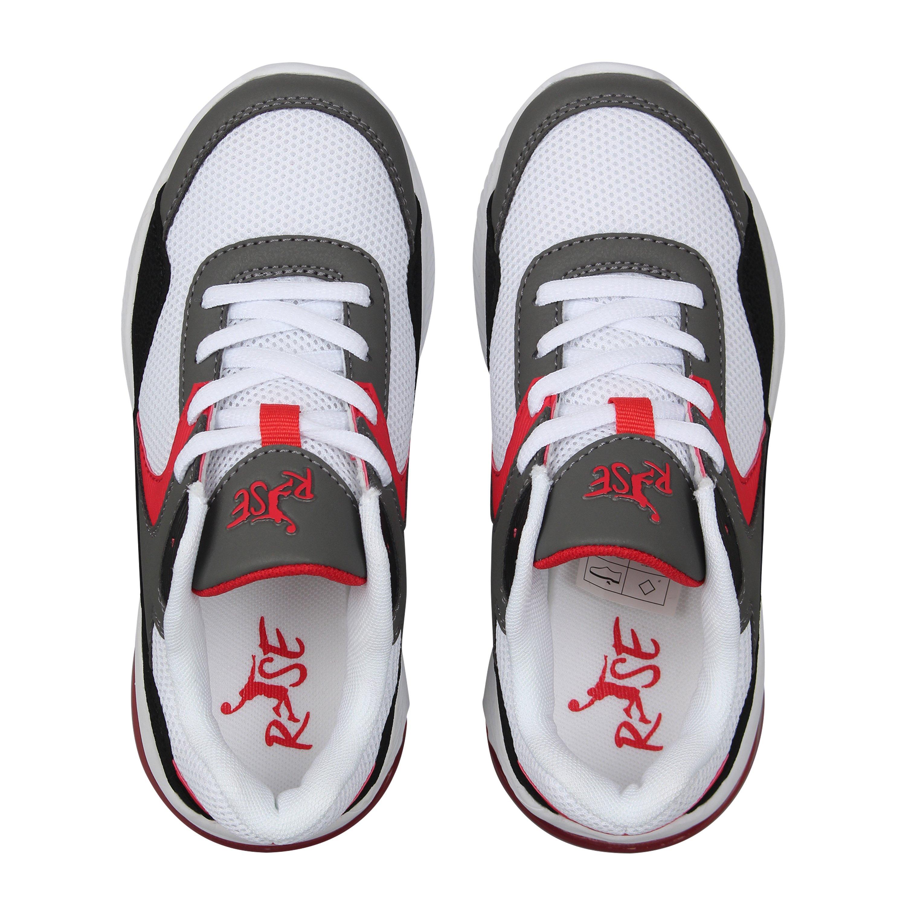 Wit/Rood - Rise - Dispatch Basketball Trainers Childrens - 5