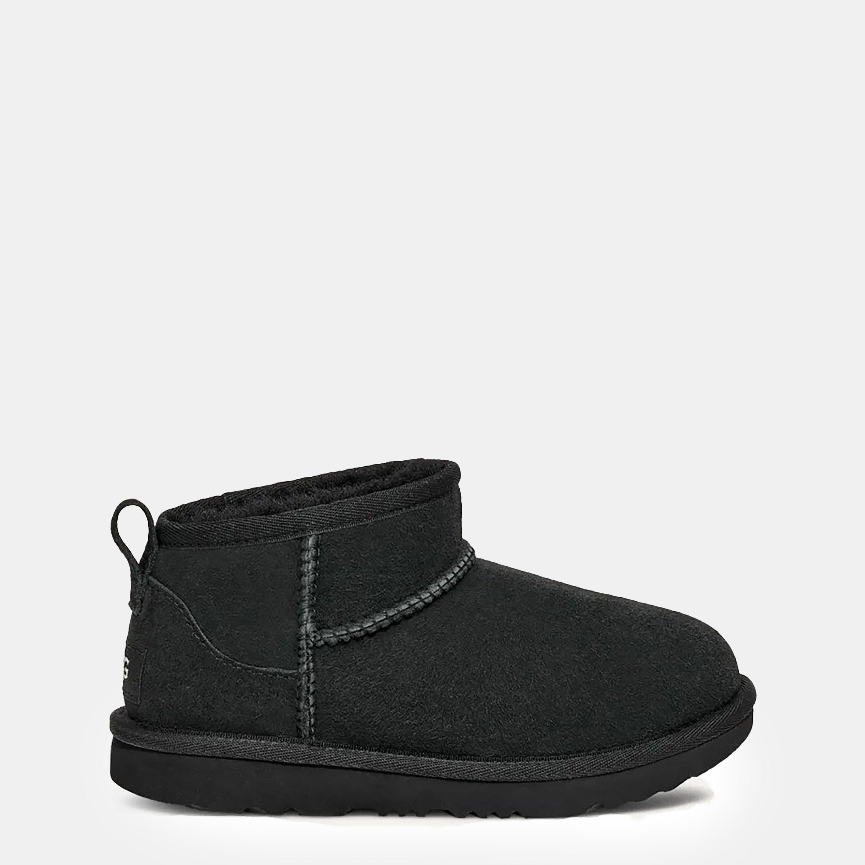 Black - Ugg - Kids' Classic Ultra Snug Boots - 1