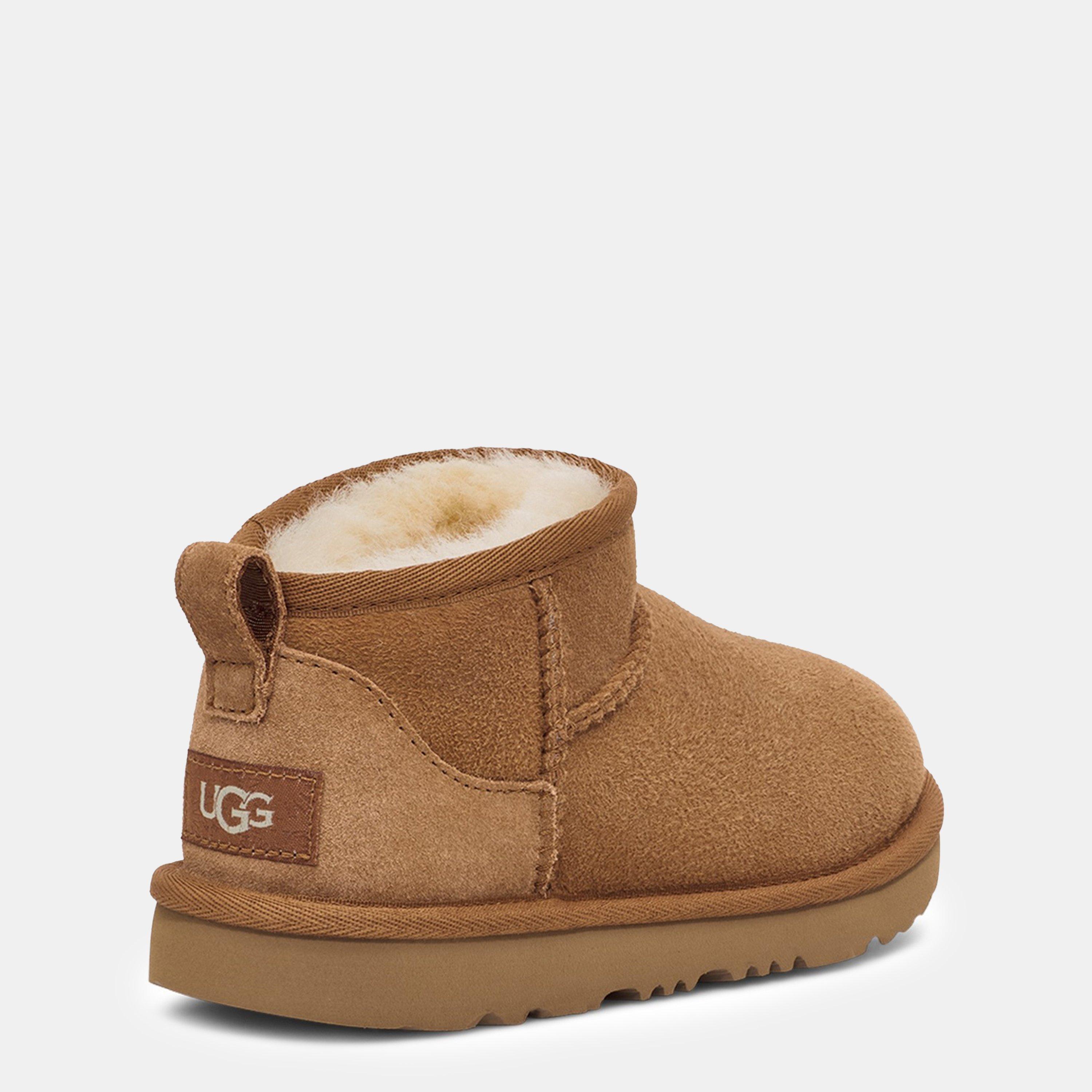Chestnut - Ugg - Kids' Classic Ultra Snug Boots - 4