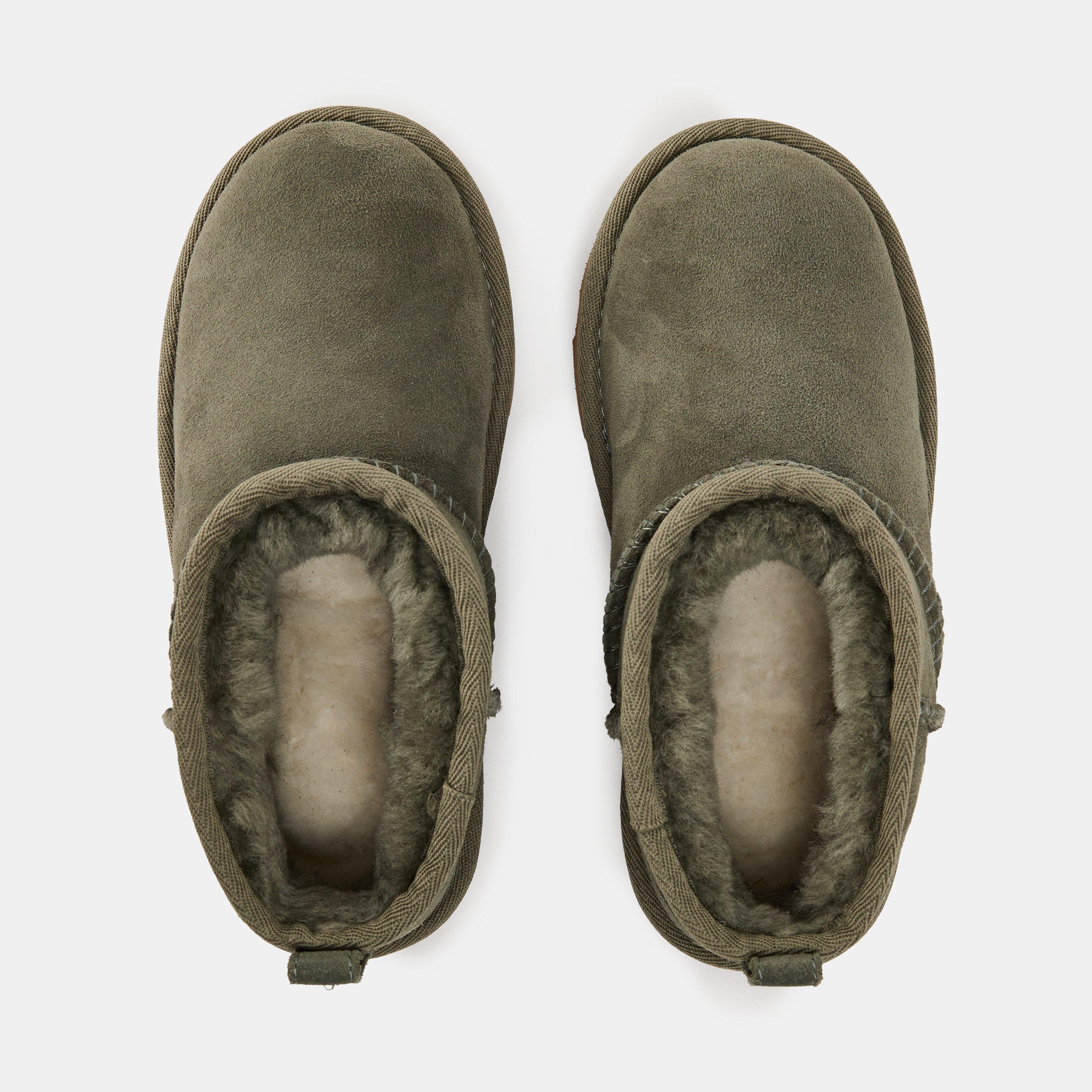 Moss/Amph MMP - Ugg - Kids' Classic Ultra Snug Boots - 4
