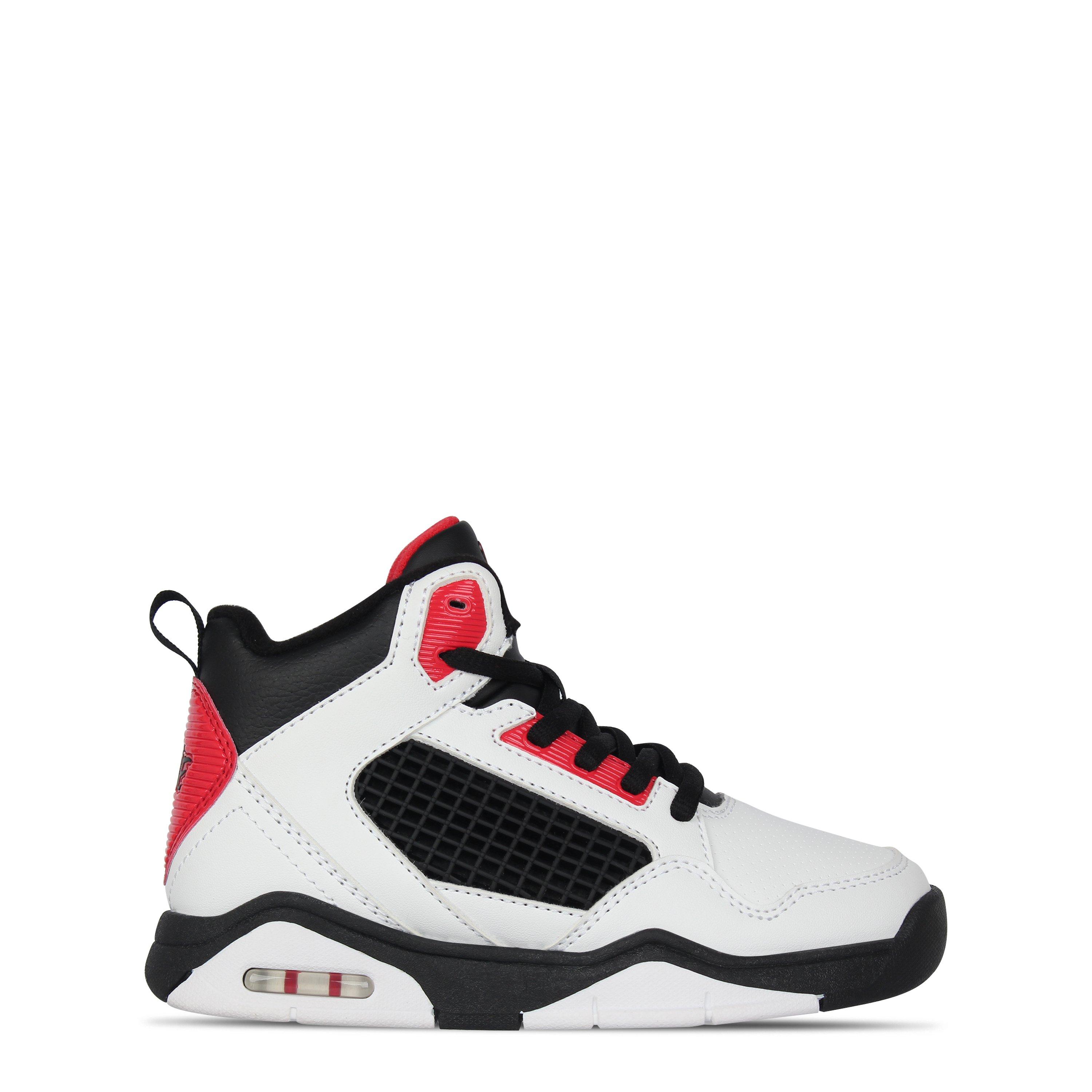 Bianco/Nero/Rosso - Rise - Reverse Basketball Trainers Childrens - 1