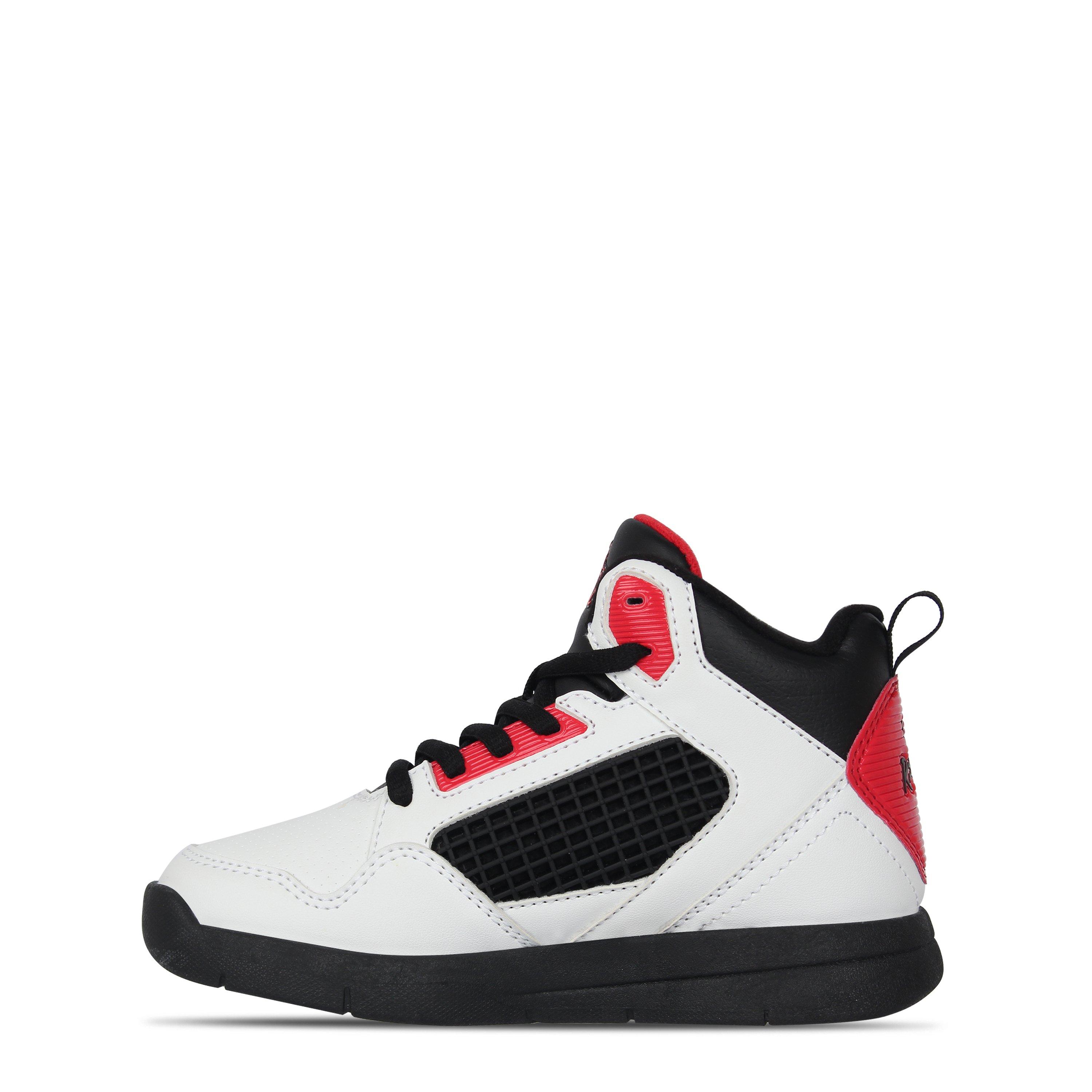 Weiß/Schwarz/Rot - Rise - Reverse Basketball Trainers Childrens - 2