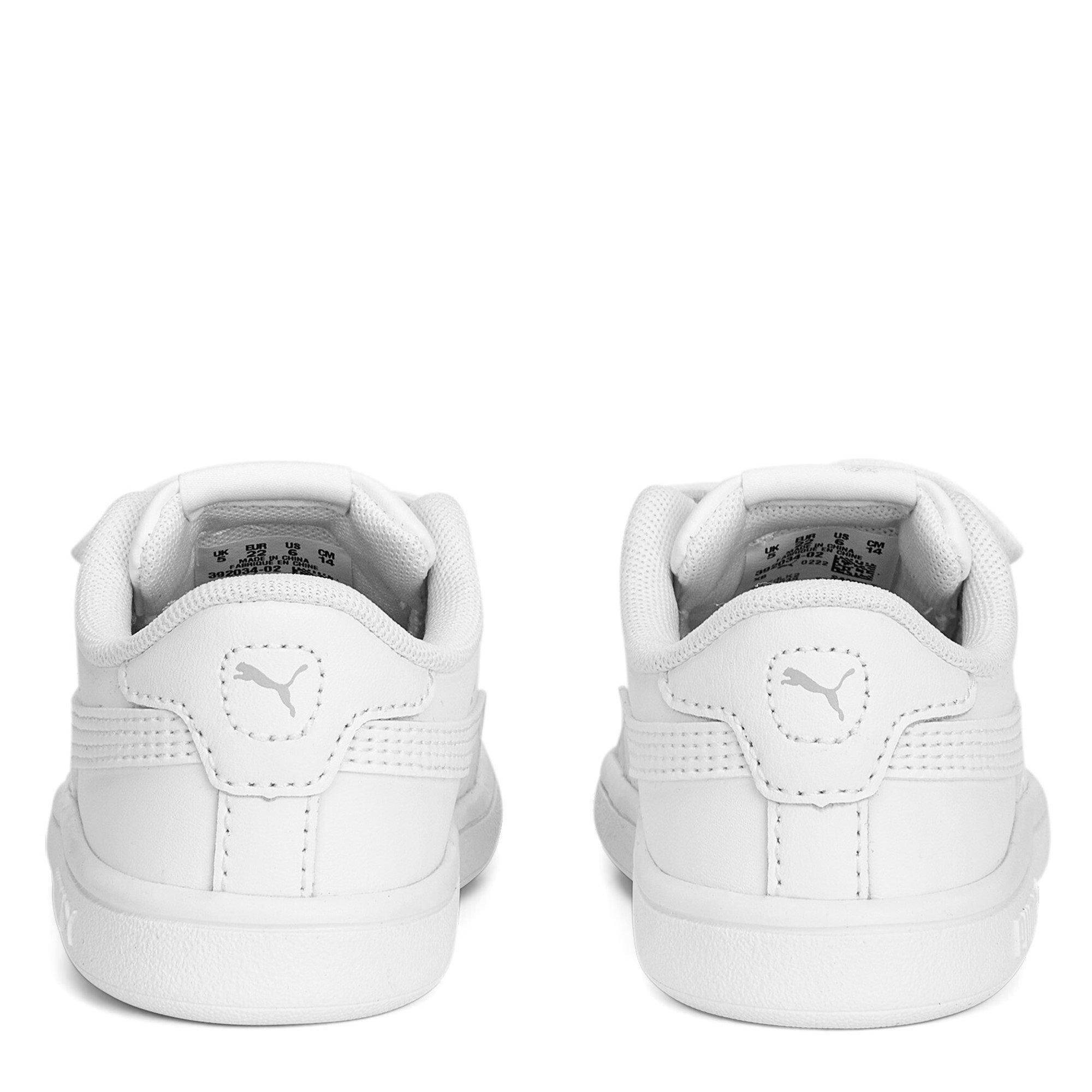White/White - Puma - Smash Vulc Infant Boys Trainers - 5