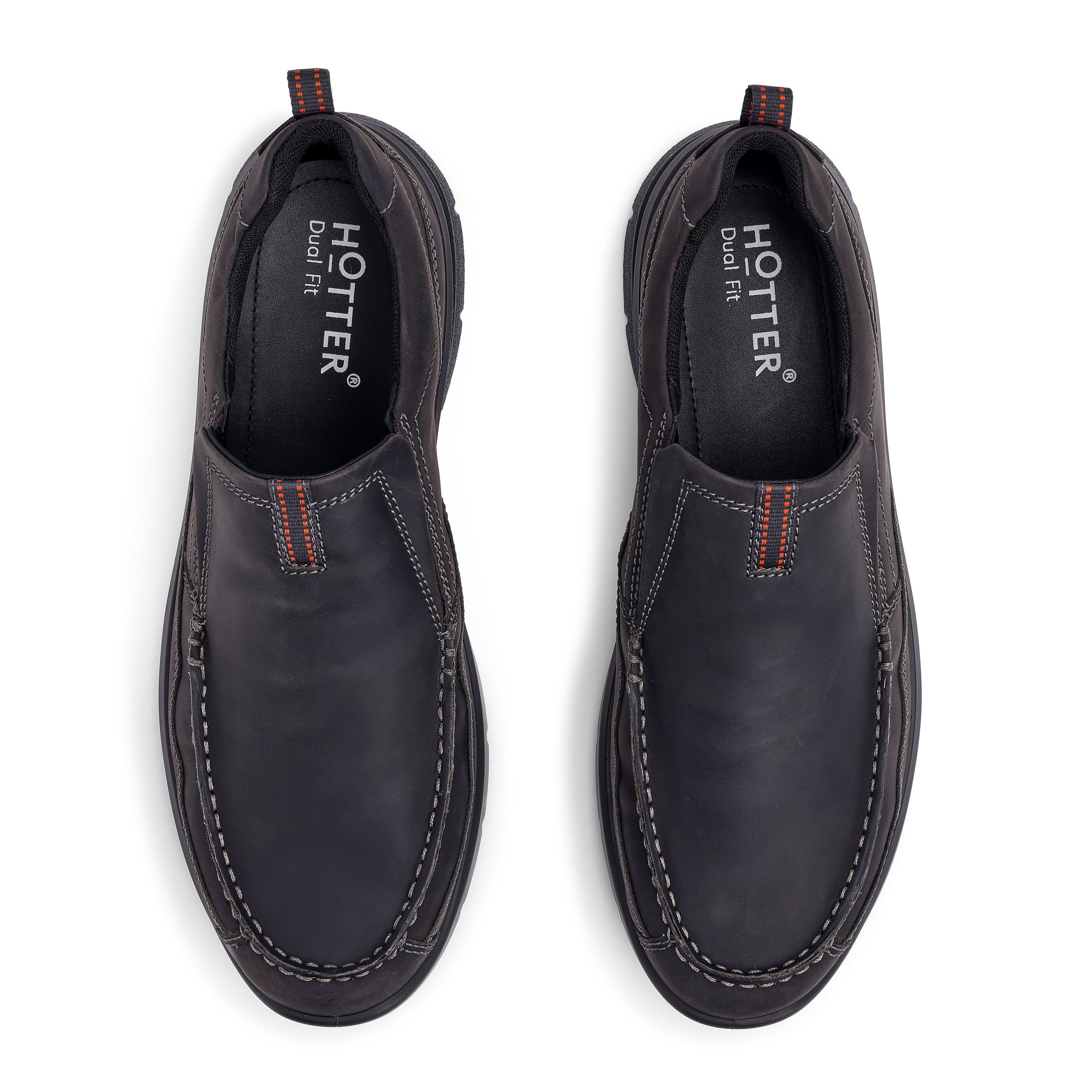 Dark Grey - Hotter - Boost Standard Fit Mens Shoes - 3