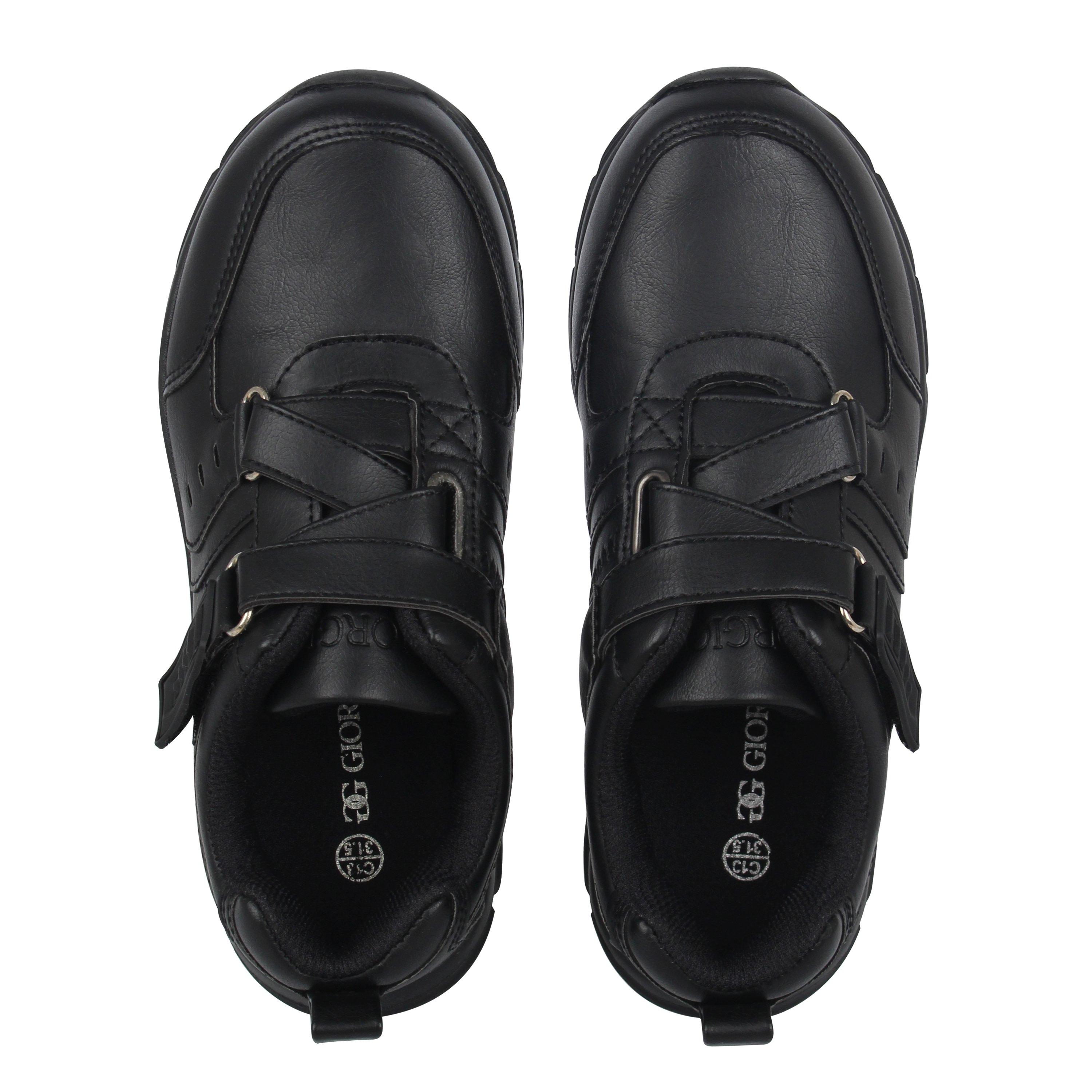 Black - Giorgio - Strap Boys Shoes - 5