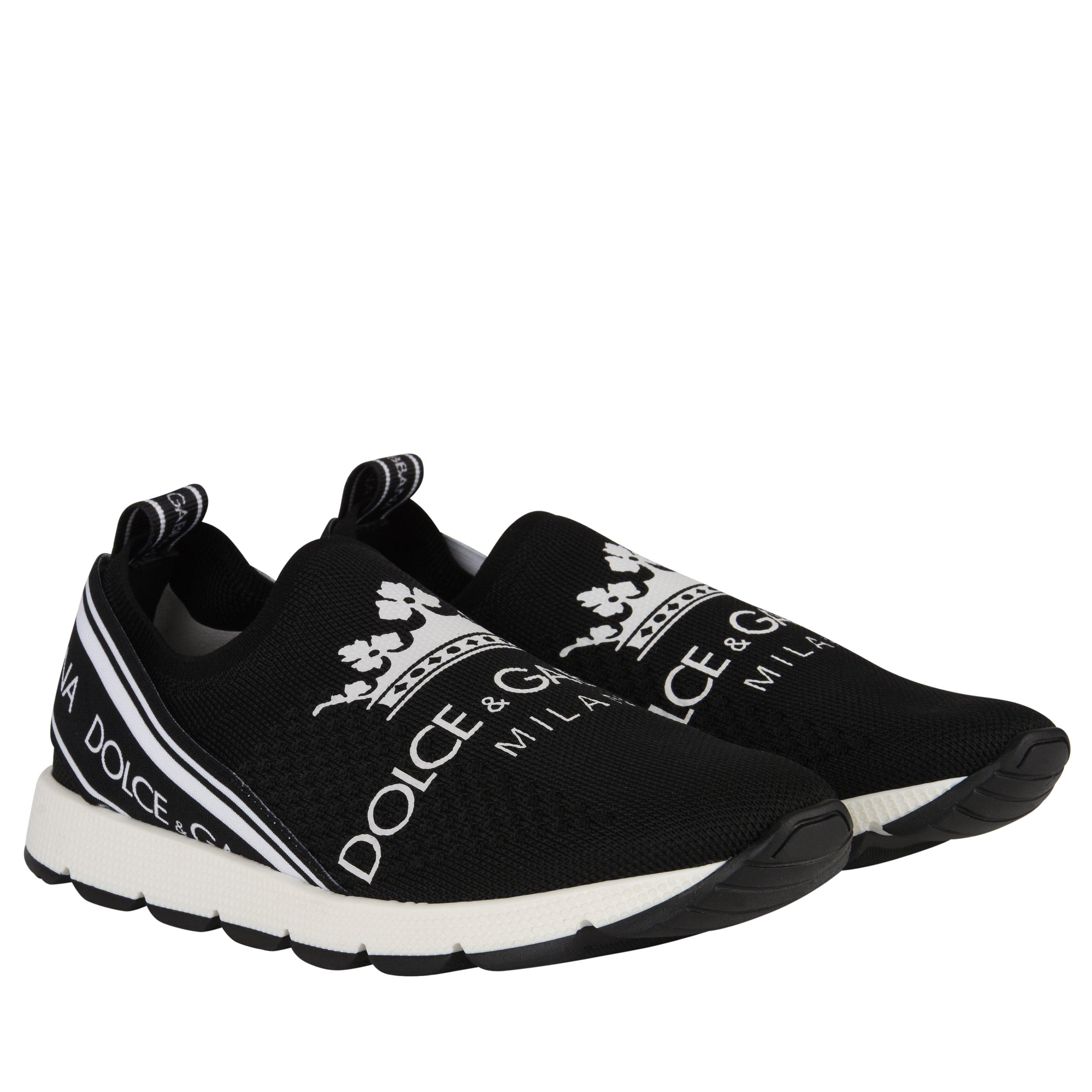 Nero HNR18 - Dolce and Gabbana - Children Boys Milano Trainers - 3