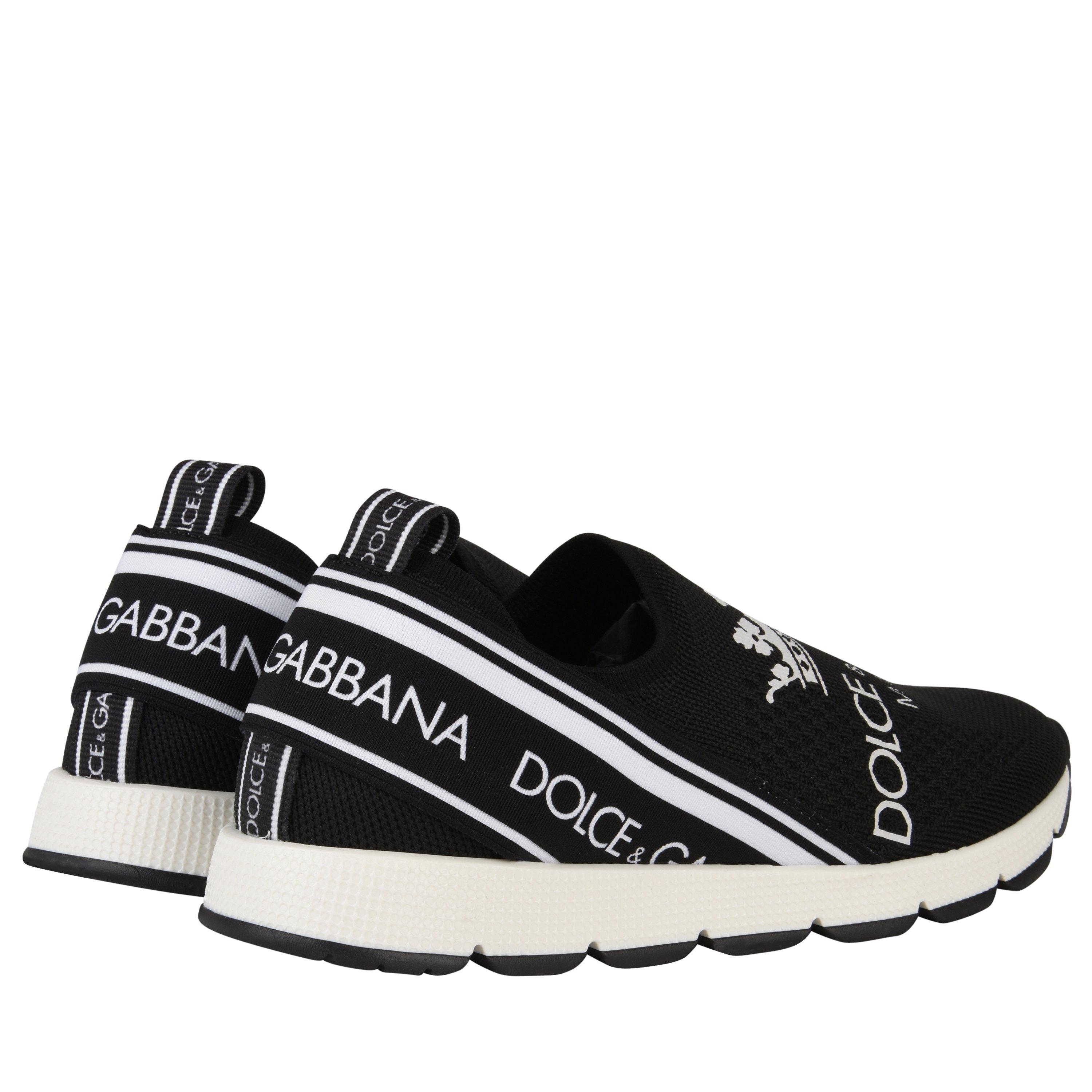 Nero HNR18 - Dolce and Gabbana - Children Boys Milano Trainers - 4