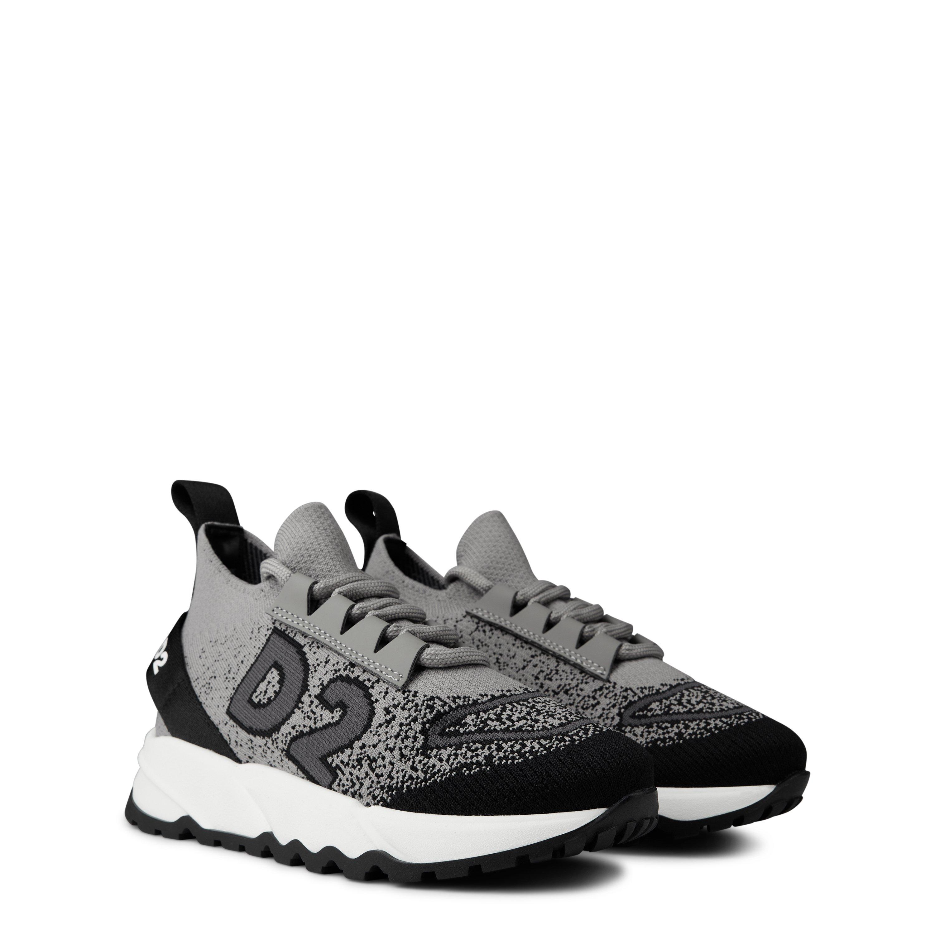 Blk/Gry VAR 03 - DSquared2 - Sock Trainers Juniors - 3