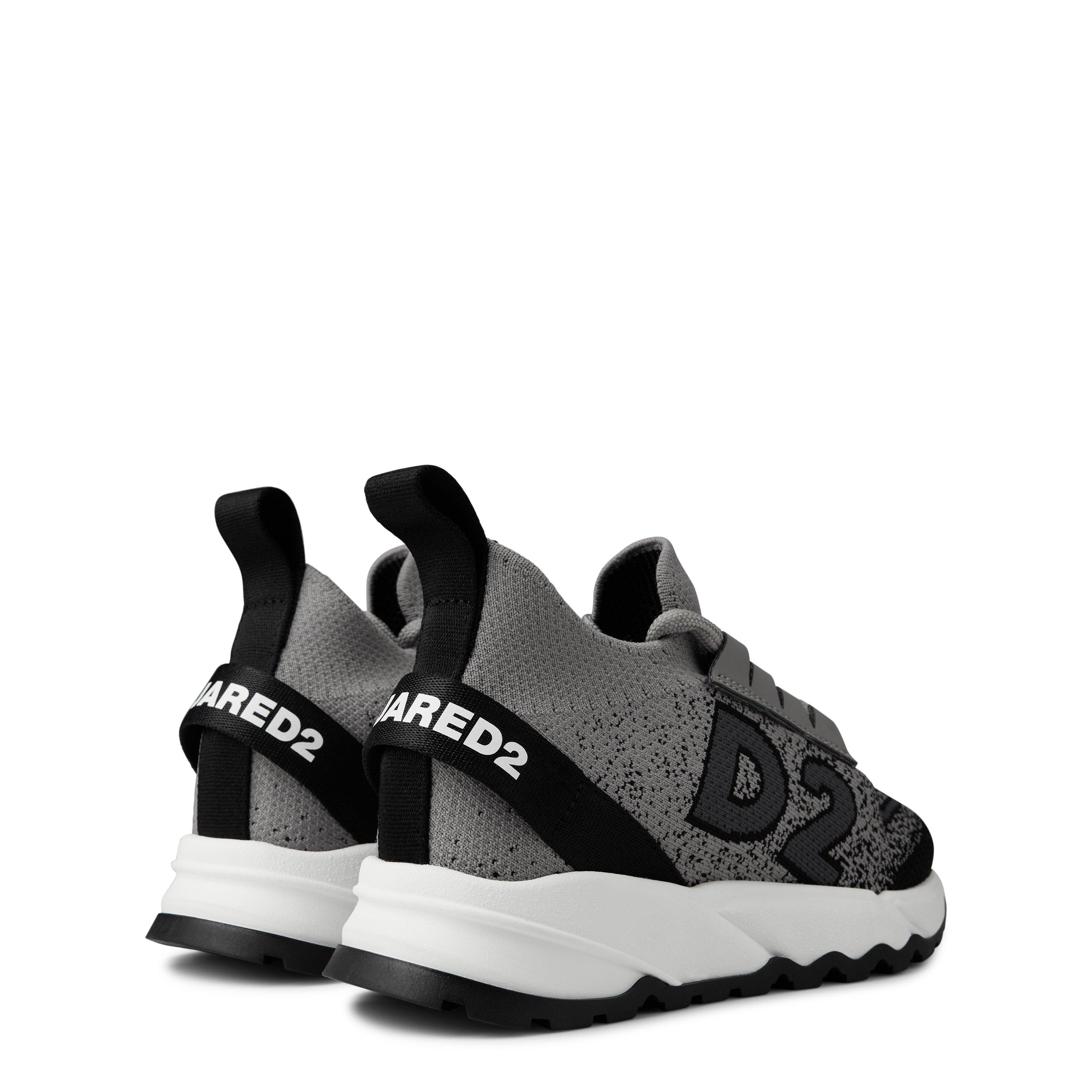 Blk/Gry VAR 03 - DSquared2 - Sock Trainers Juniors - 4