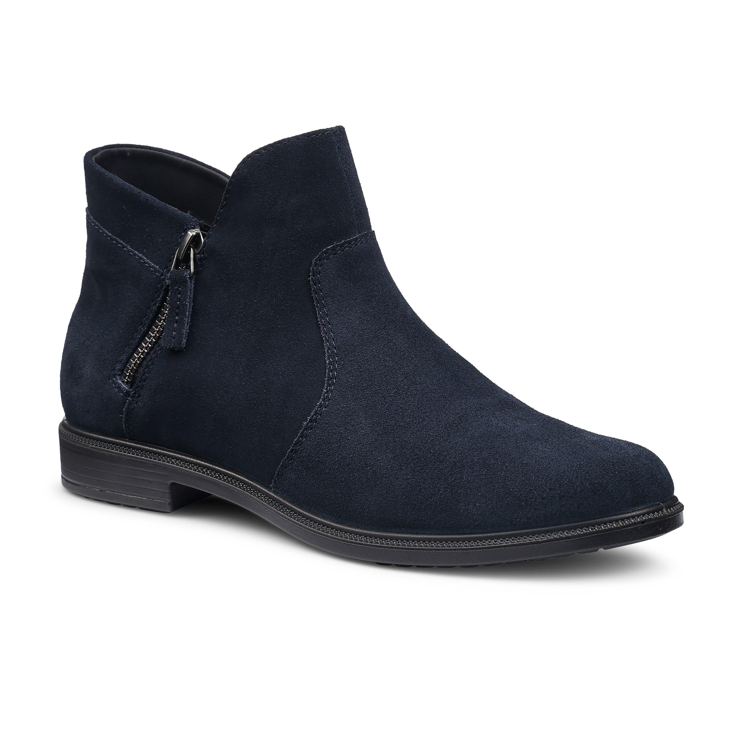 Navy - Hotter - Ludlow Wide Fit Ankle Boots - 2