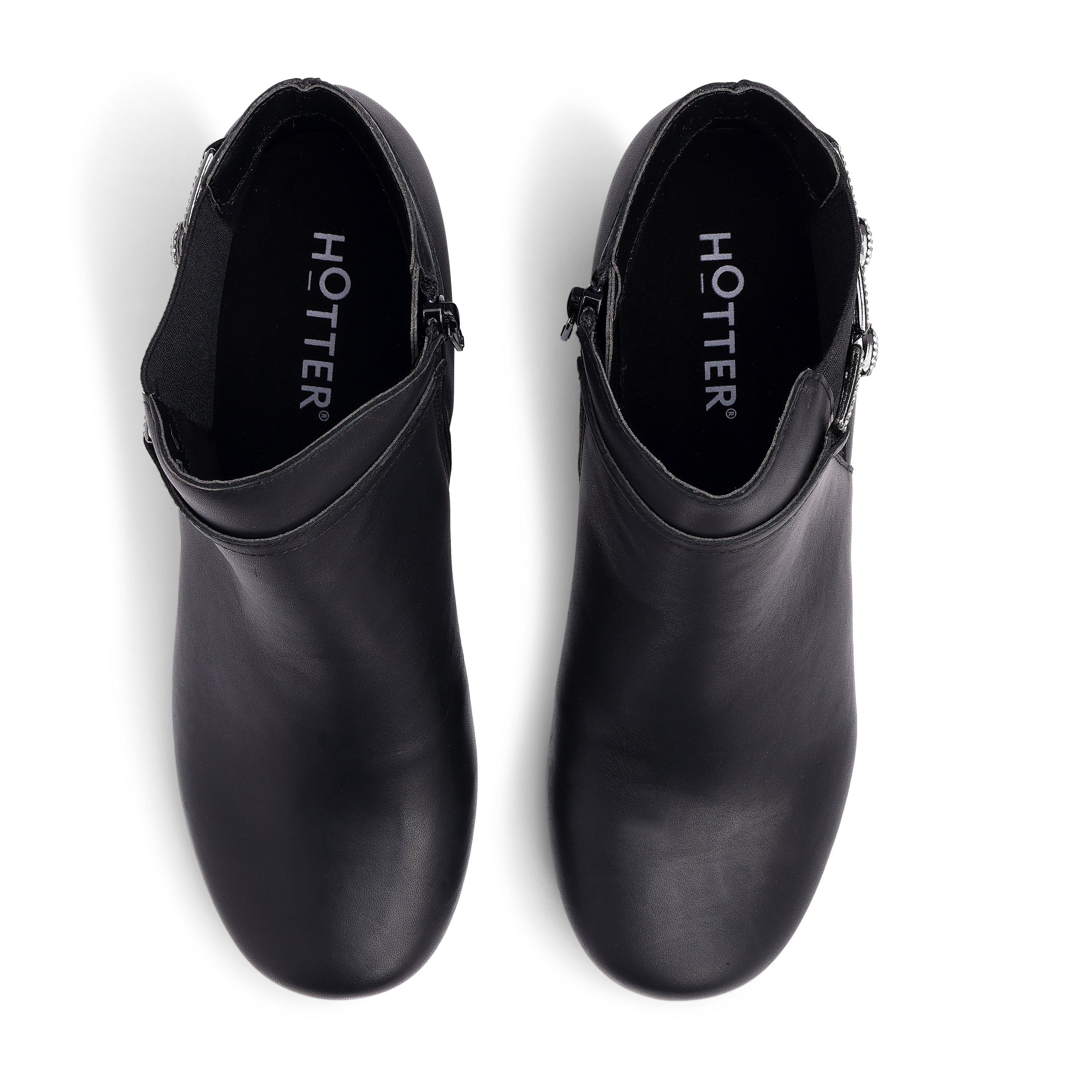Black - Hotter - Verse Standard Fit Ankle Boots - 3