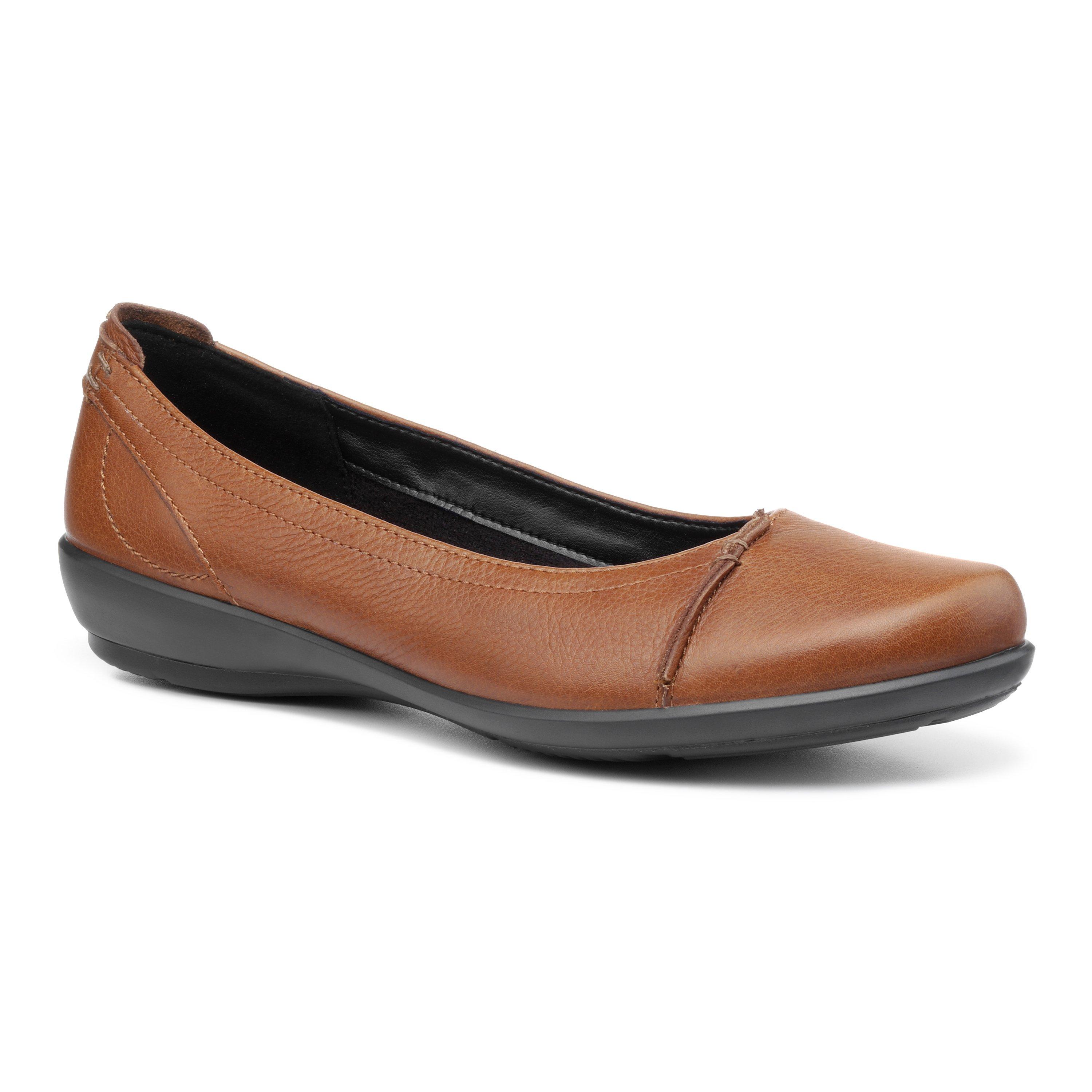 Rich Tan - Hotter - Robyn II Wide Fit Ballerina Pumps - 2