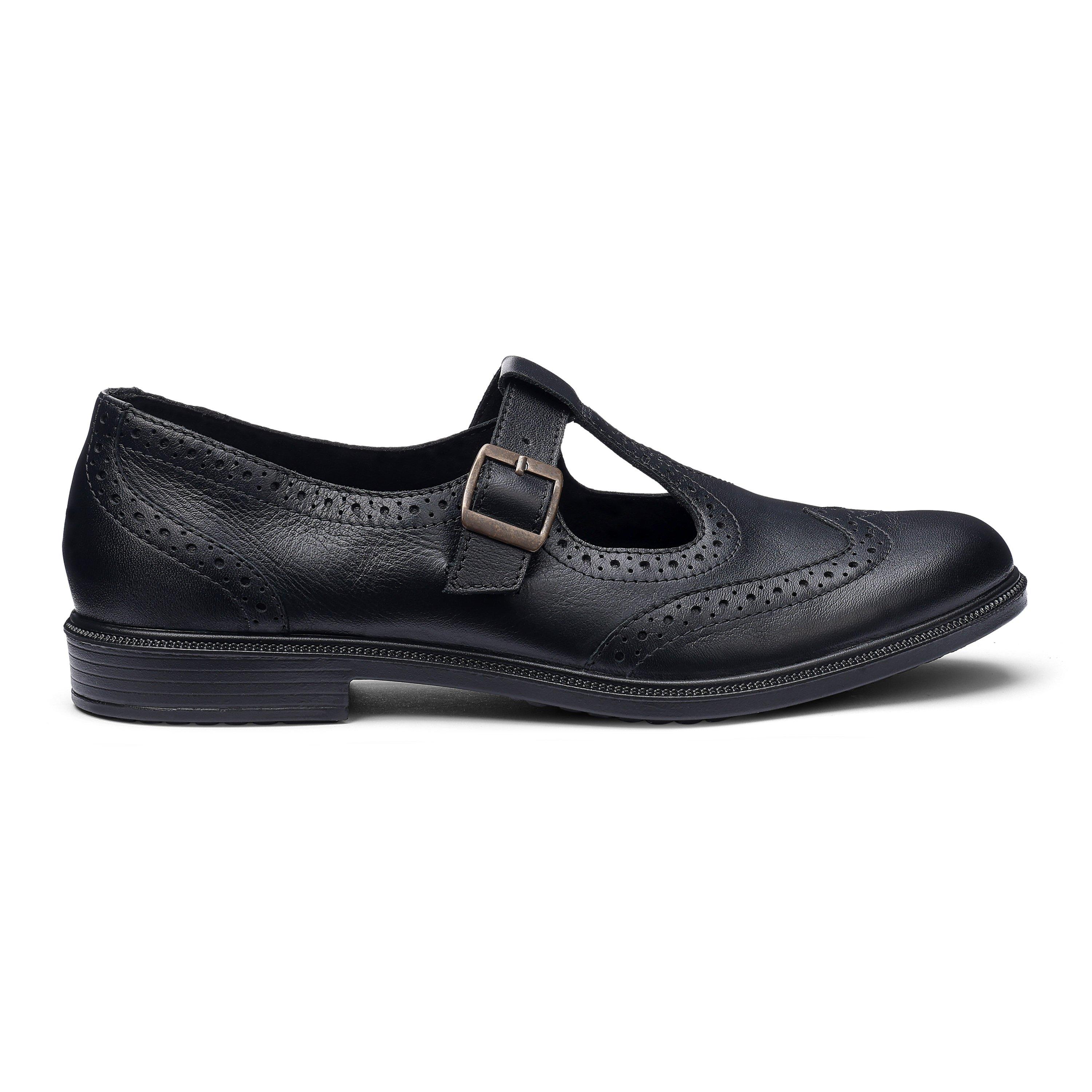 Black - Hotter - Lumen Standard Fit T-Bar Shoes - 1