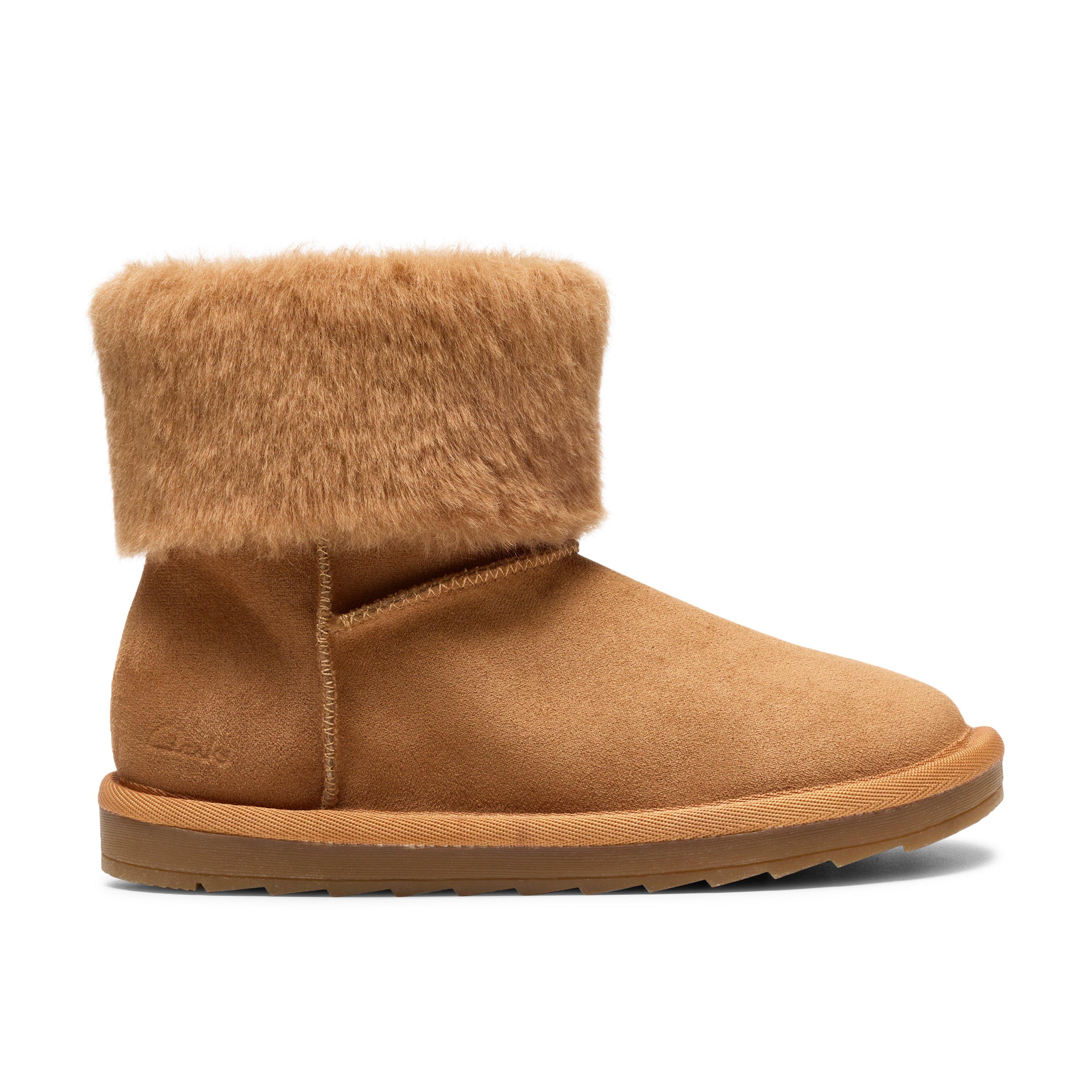 Tan - Clarks - Kids' Alina Warm Chukka Boots - 1