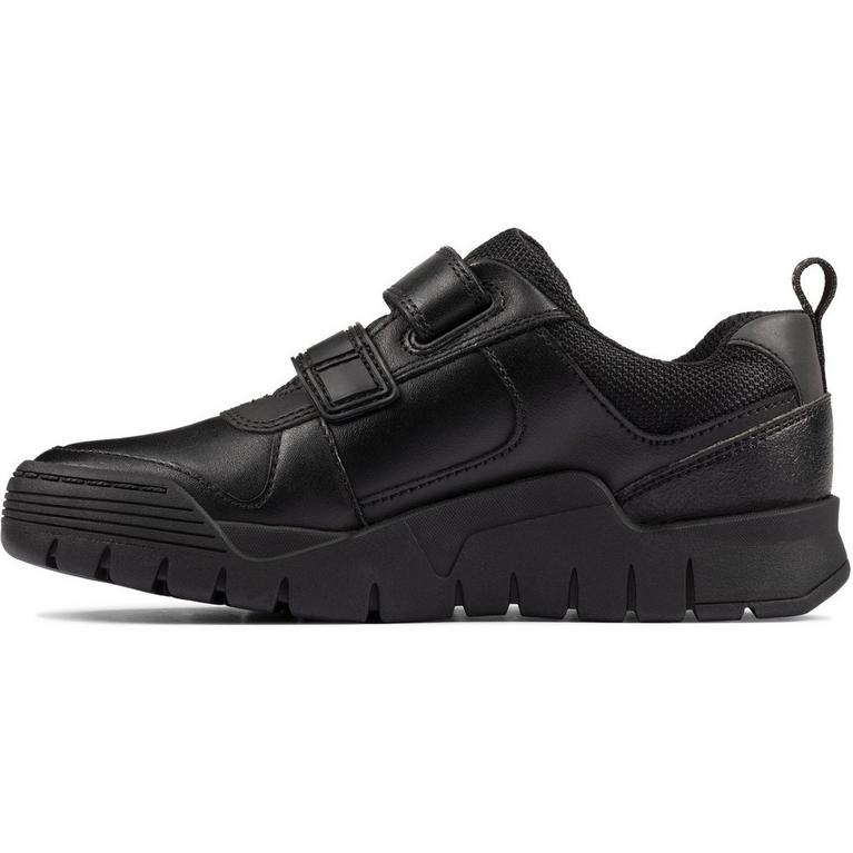 Cuir noir - Clarks - Scooter Speed Shoes Childrens - 4