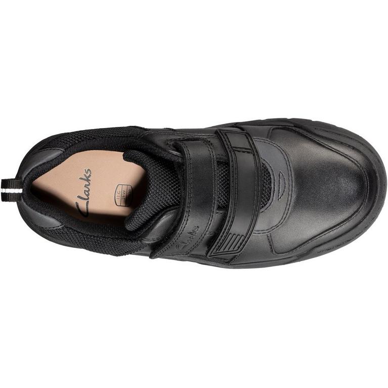 Cuir noir - Clarks - Scooter Speed Shoes Childrens - 6
