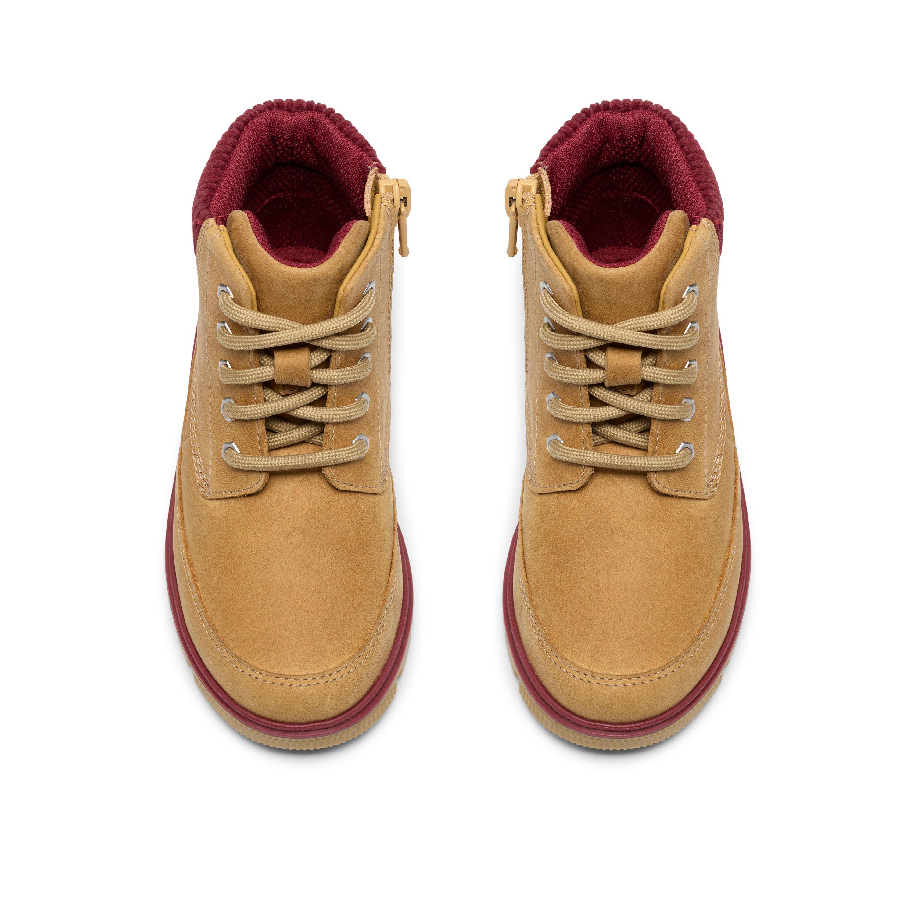 Sand - Clarks - Kids' Lorcam Pine Leather Desert Boots - 6