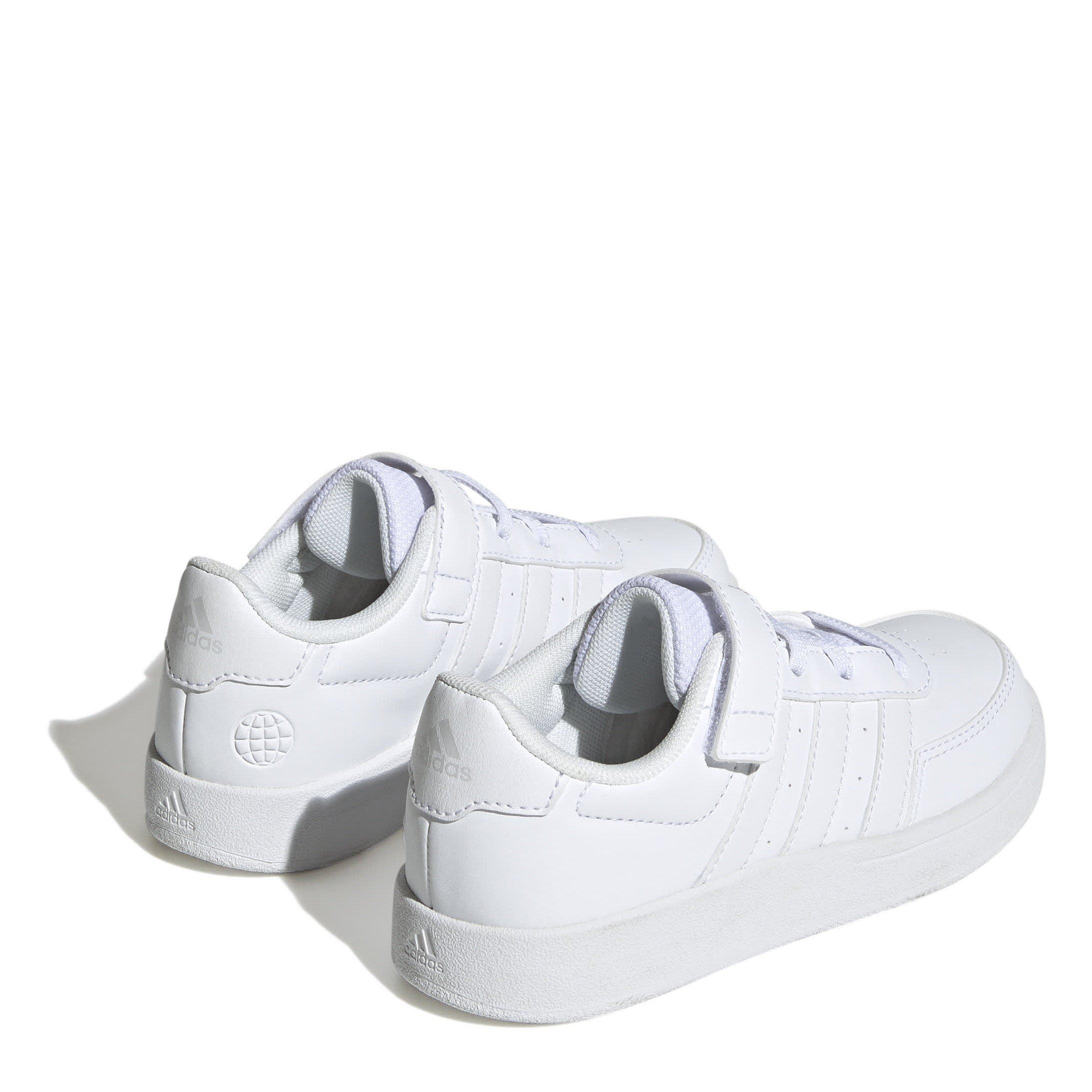 Ftwr White/Ftwr - adidas - Breaknet Lifestyle Court Trainers - 4