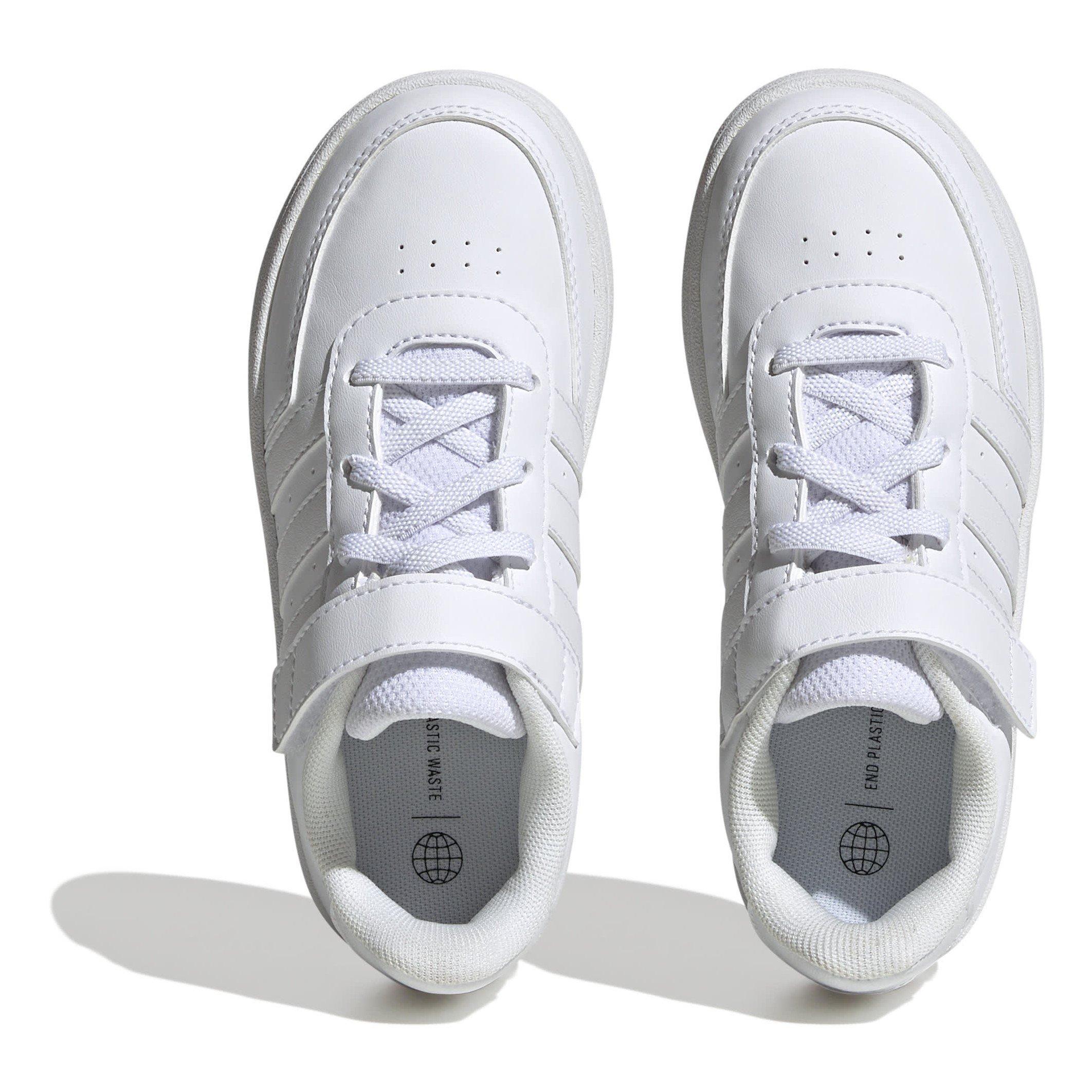 Ftwr White/Ftwr - adidas - Breaknet Lifestyle Court Trainers - 5