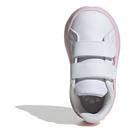 Ftwr Blanc/Bli - adidas - Pointed Toe Flat Heel Sock Boots - 5