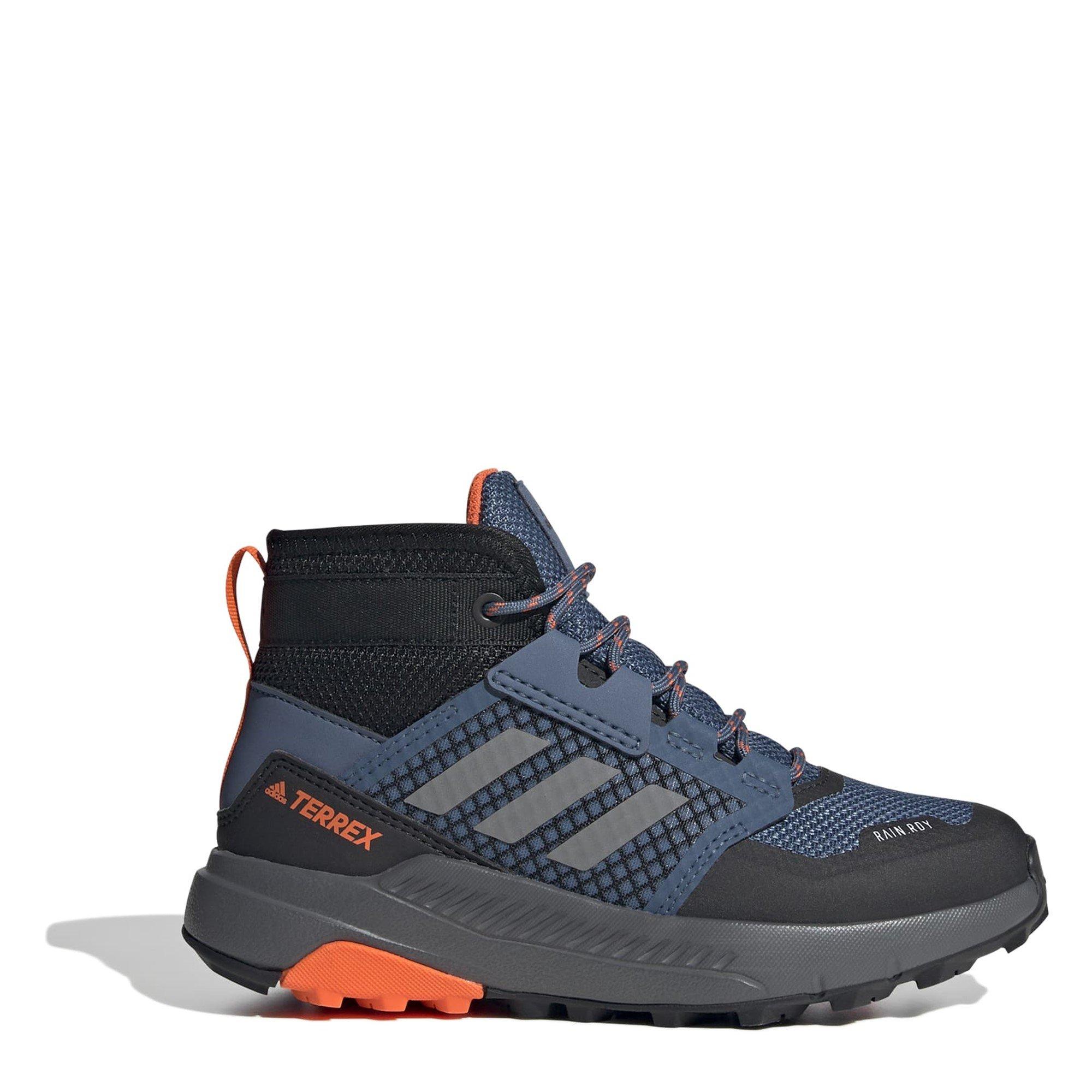 Wonder Steel - adidas - Terrex Trailmaker Mid RAIN.RDY Hiking Shoes - 1