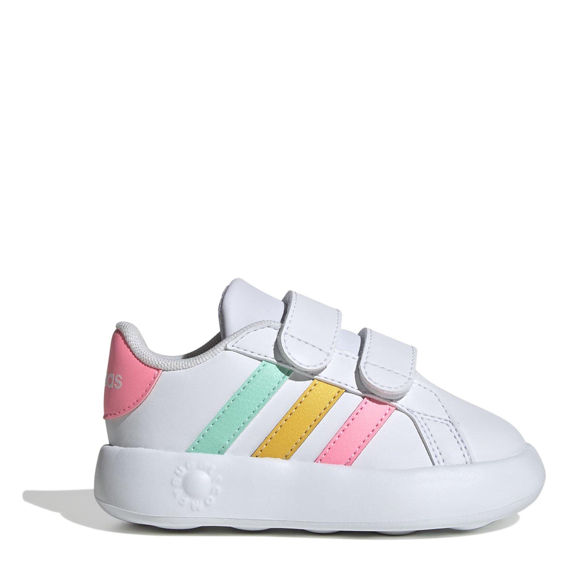 Adidas  Adidas' Grand Court 2.0 Infants Shoes - Ftwr White/Pul - C8 (26)