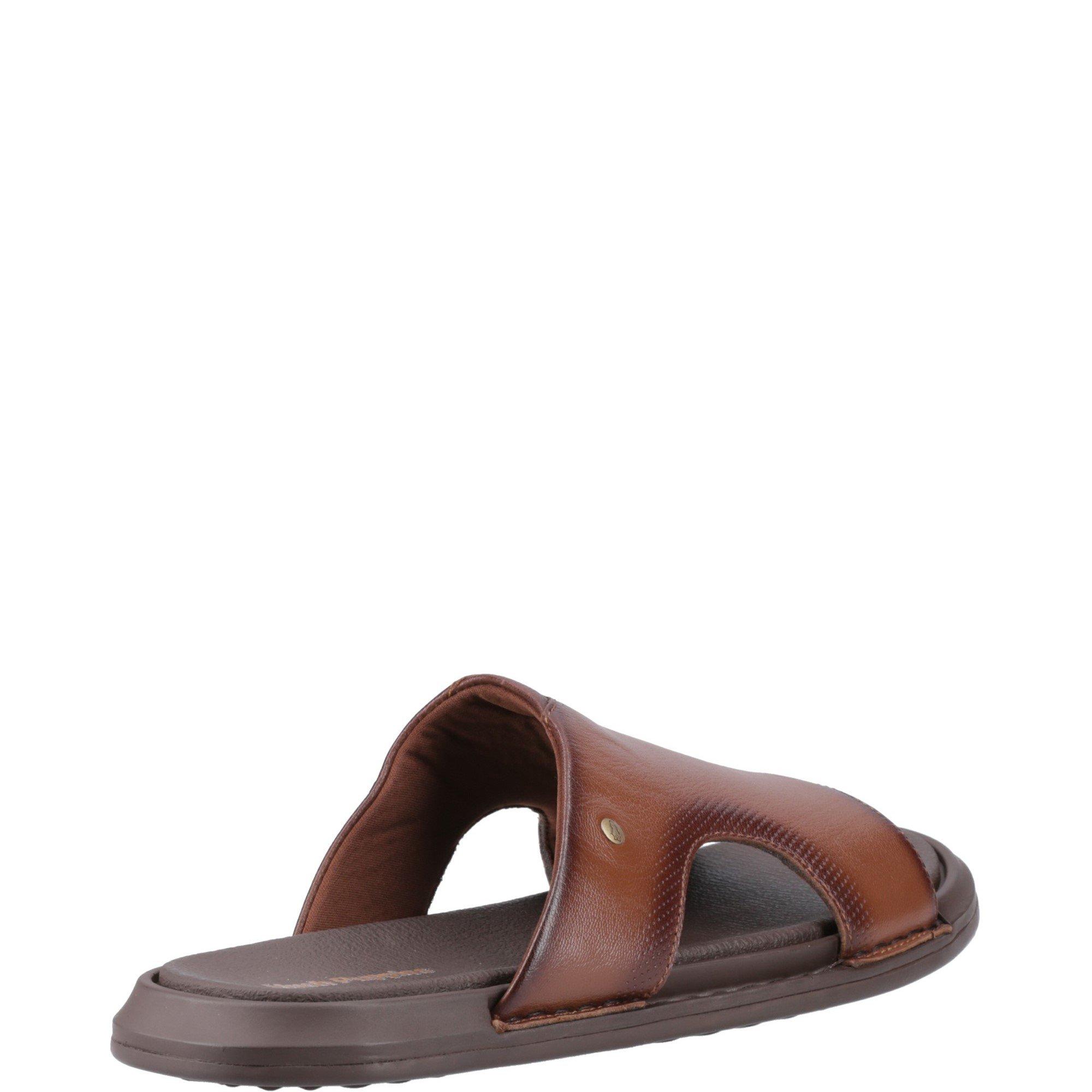 Brown - Hush Puppies - Callum Slide Sandal - 3