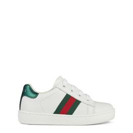 Gucci Infants New Ace Lace Up Trainers