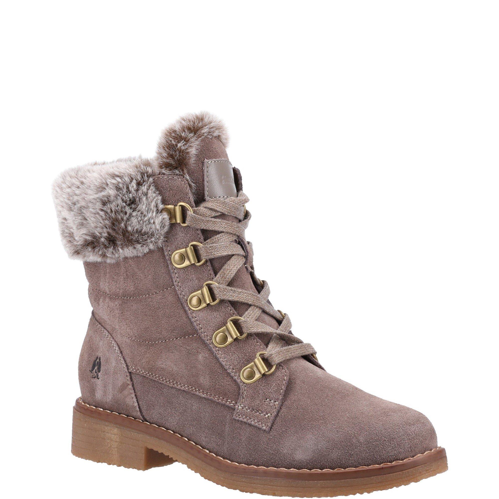 Taupe - Hush Puppies - Florence Wide Fit Boot - 2