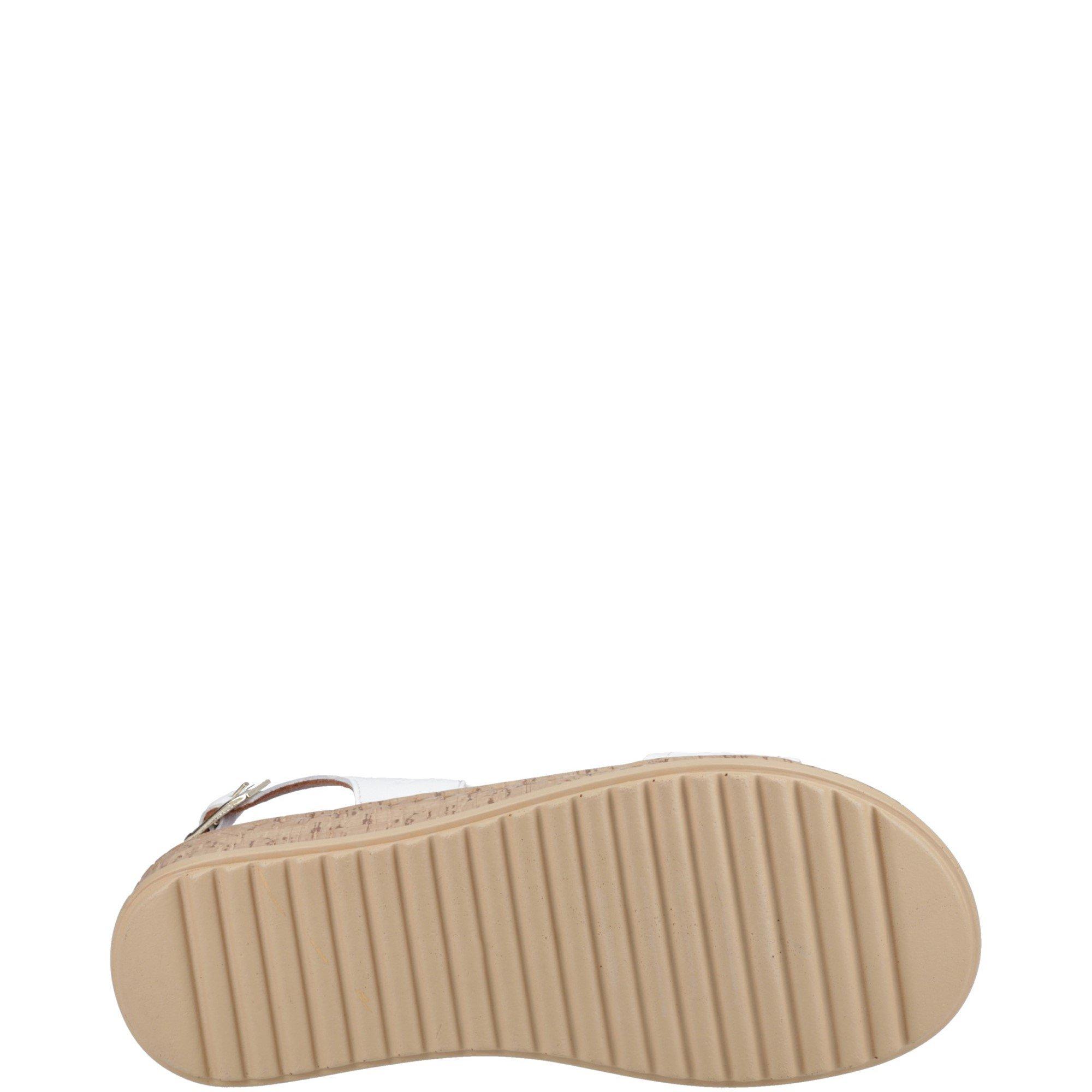 White - Hush Puppies - Ebony Woven Sandal - 4
