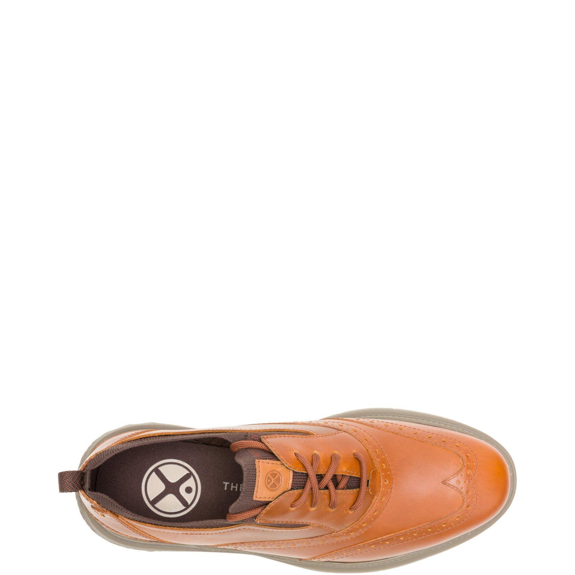 Tan - Hush Puppies - Excel Wingtip - 4
