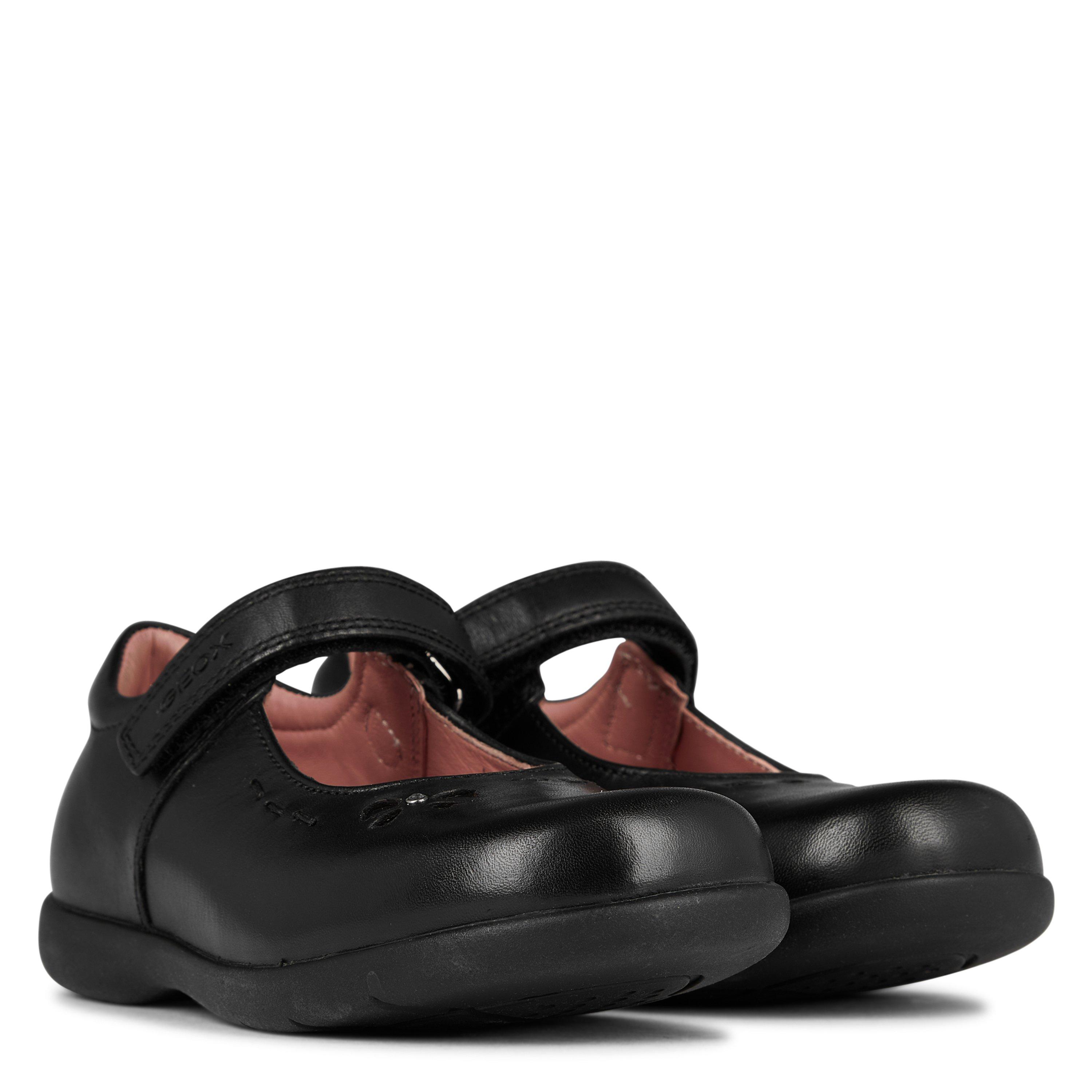 Black C9999 - Geox - Kids' Naimara Moc Toe Formal Shoes - 3