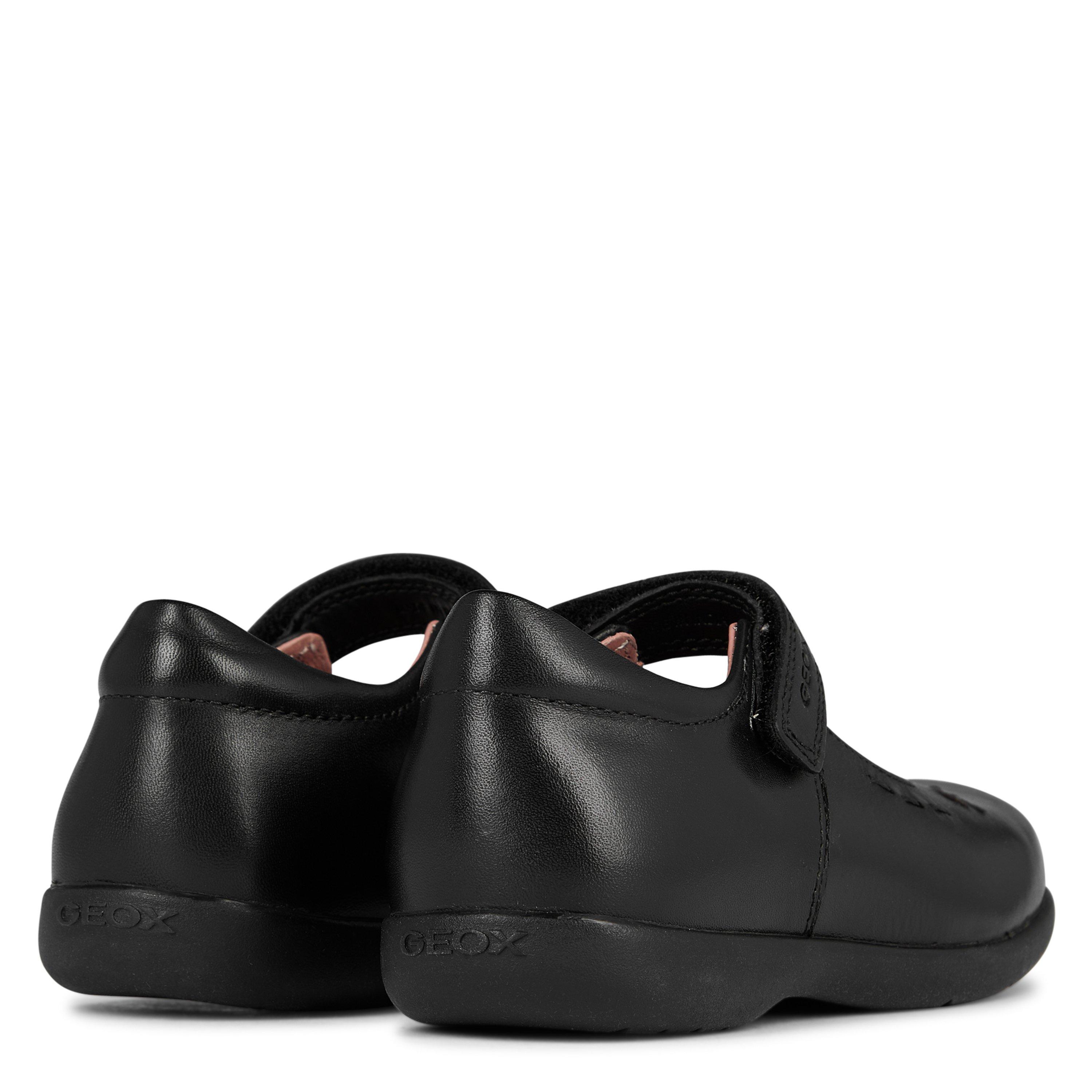 Black C9999 - Geox - Kids' Naimara Moc Toe Formal Shoes - 4