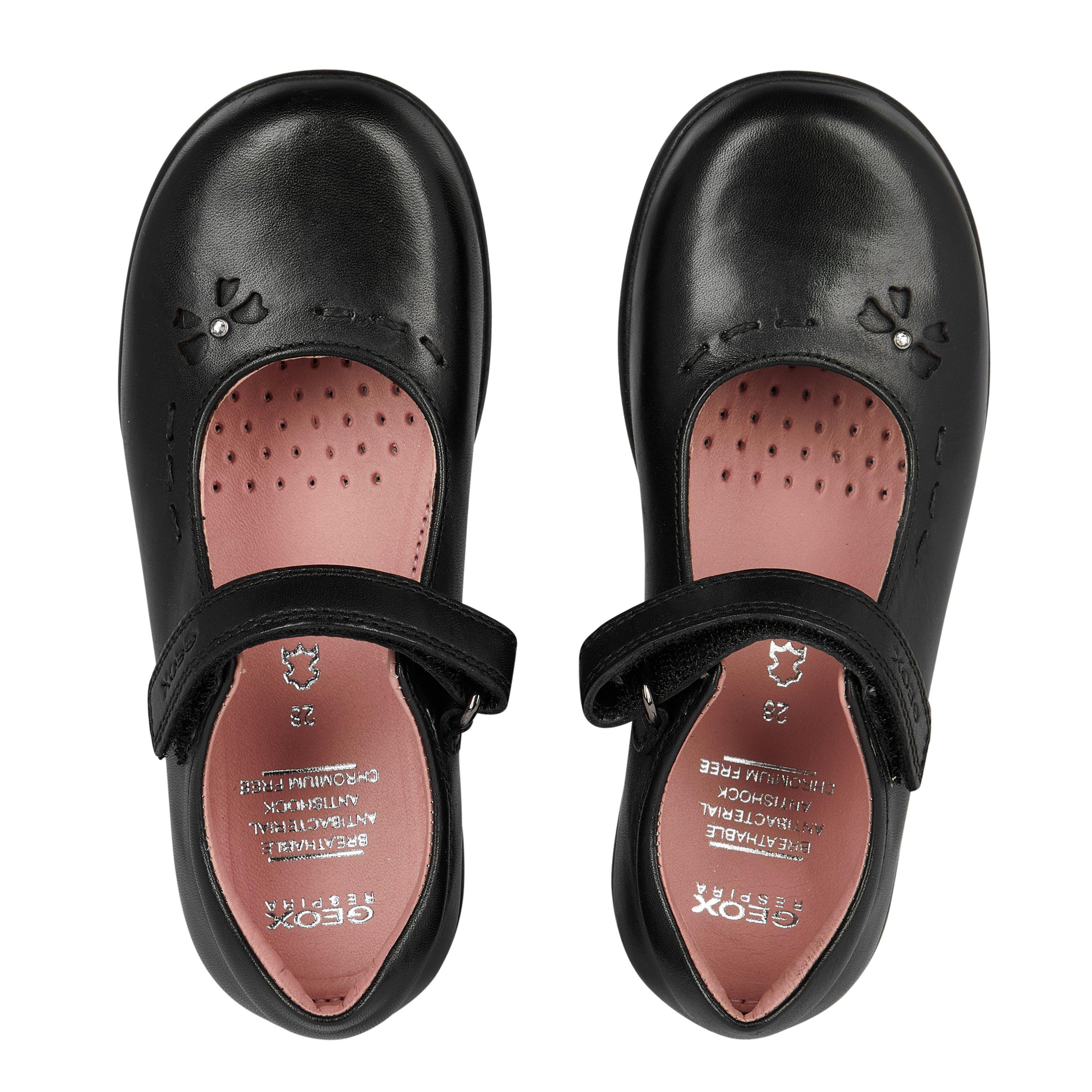 Black C9999 - Geox - Kids' Naimara Moc Toe Formal Shoes - 5