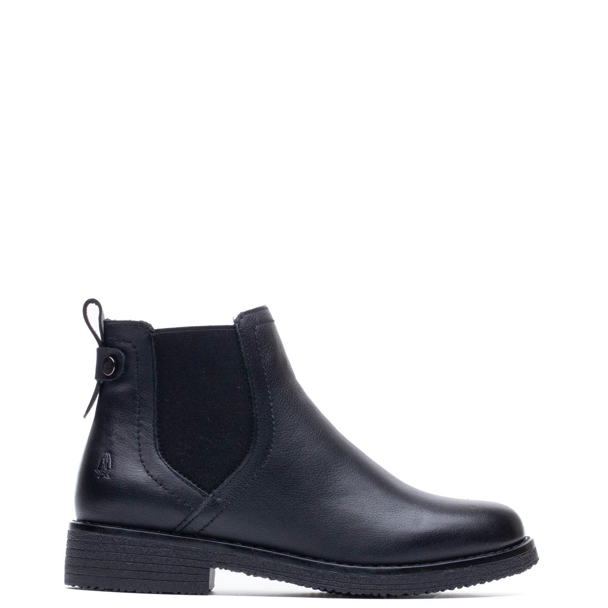 Black - Hush Puppies - Maddy Leather Boot - 1
