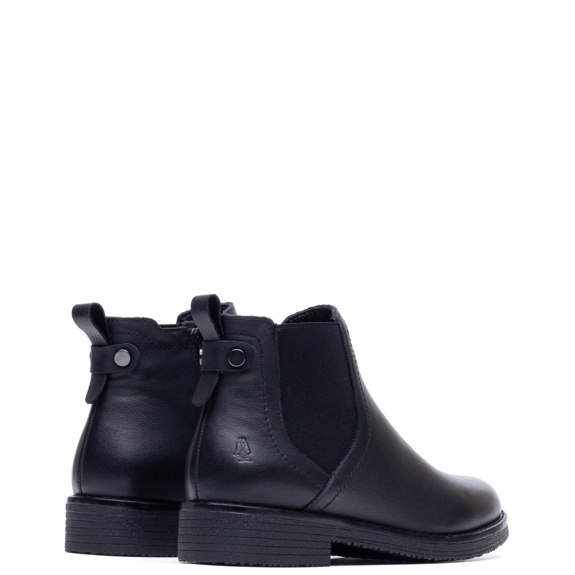 Black - Hush Puppies - Maddy Leather Boot - 3