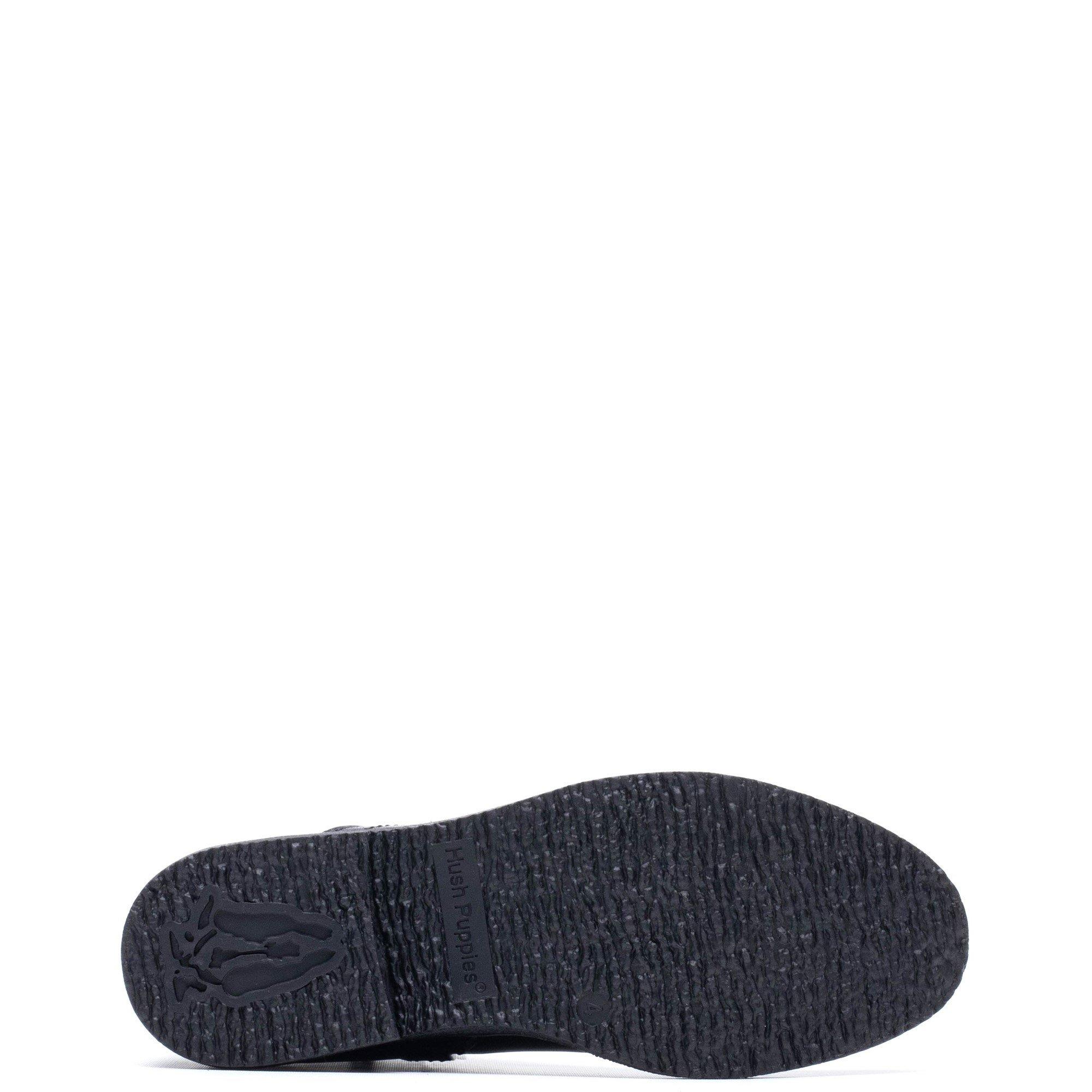 Black - Hush Puppies - Maddy Leather Boot - 5